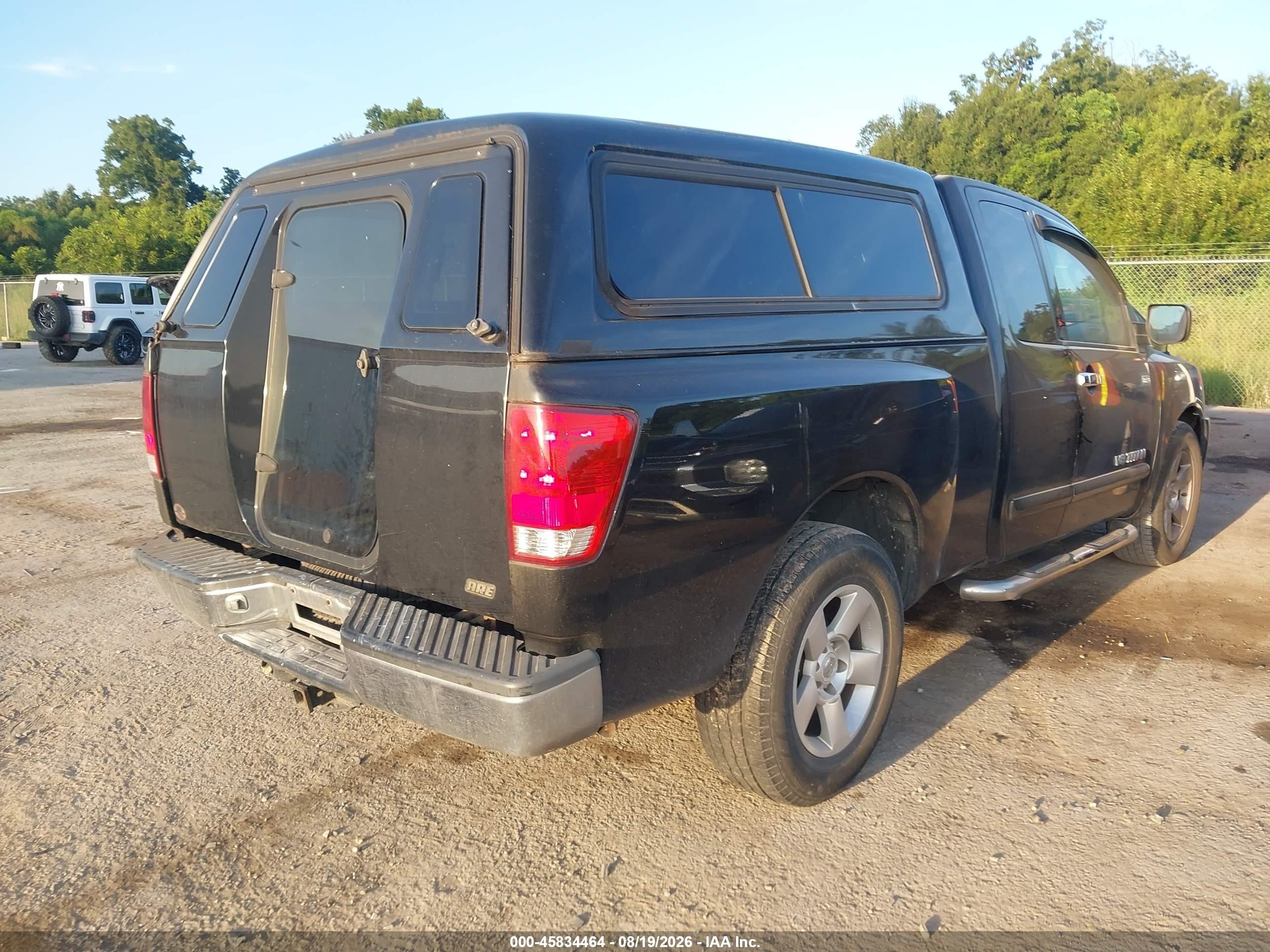 2006 Nissan Titan Se Black vin: 1N6BA06A76N529685