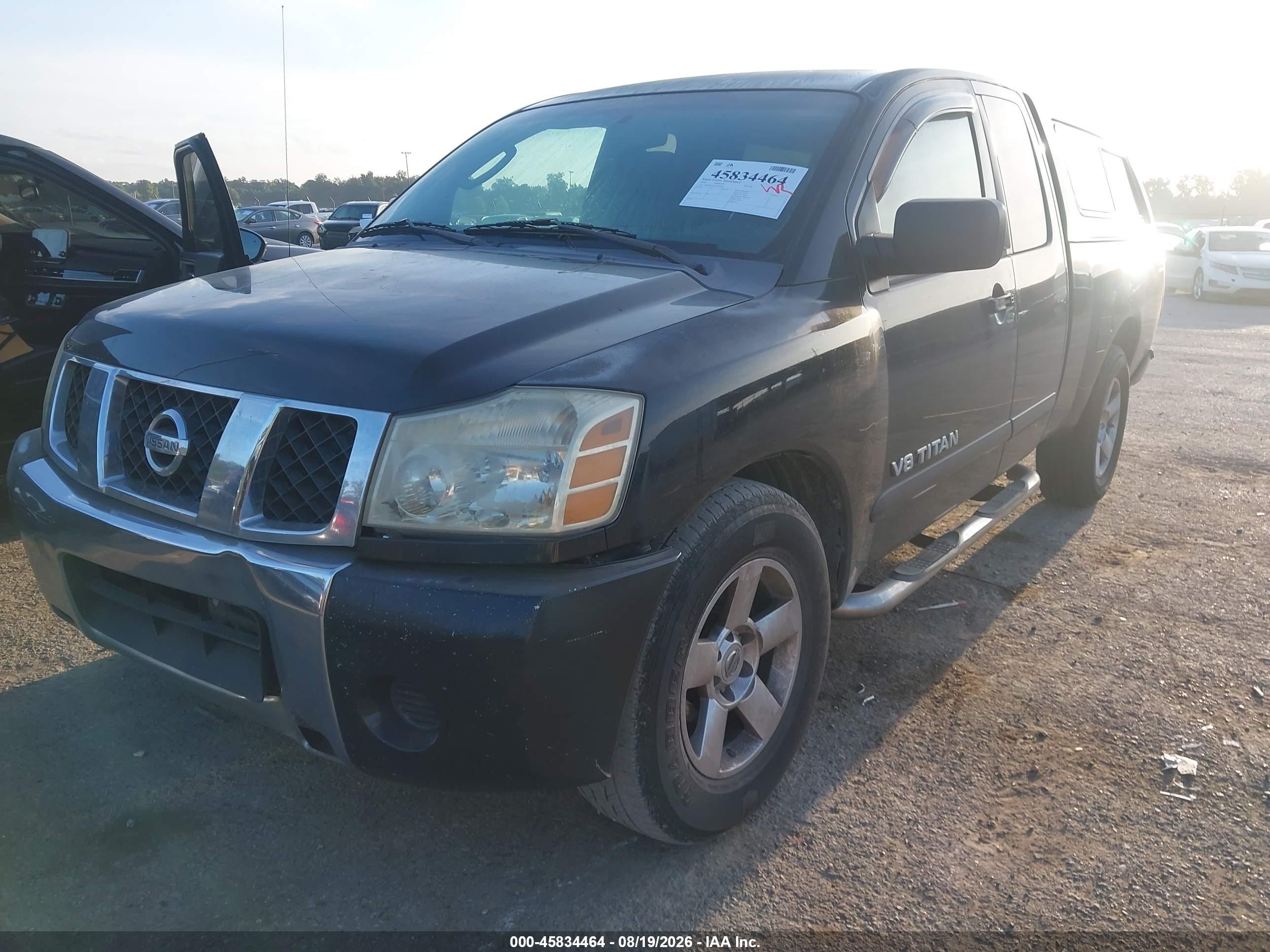 2006 Nissan Titan Se Black vin: 1N6BA06A76N529685