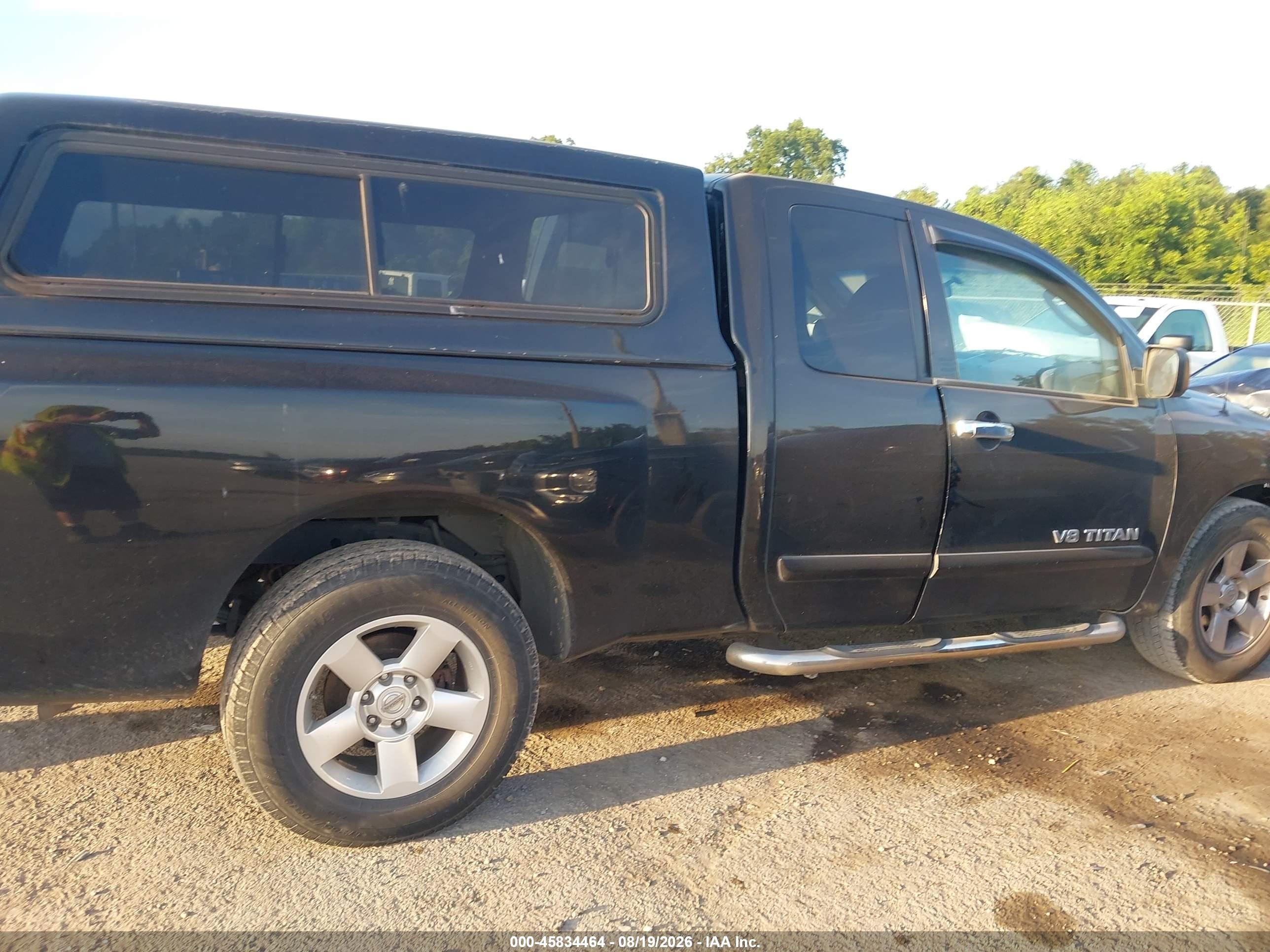 2006 Nissan Titan Se Black vin: 1N6BA06A76N529685