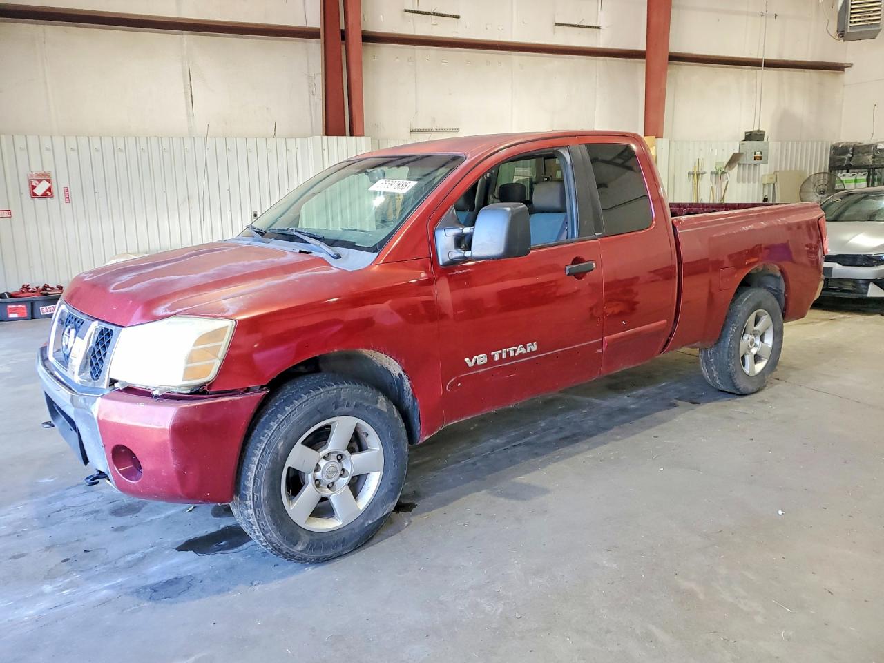 2007 Nissan Titan Xe Ffv Maroon vin: 1N6BA06A77N208022