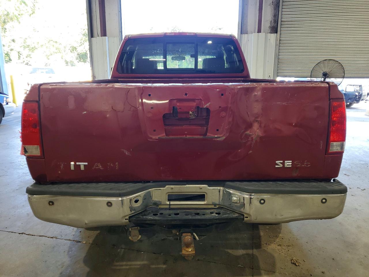 2007 Nissan Titan Xe Ffv Maroon vin: 1N6BA06A77N208022