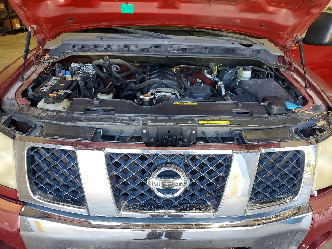 2007 Nissan Titan Xe Ffv Maroon vin: 1N6BA06A77N208022