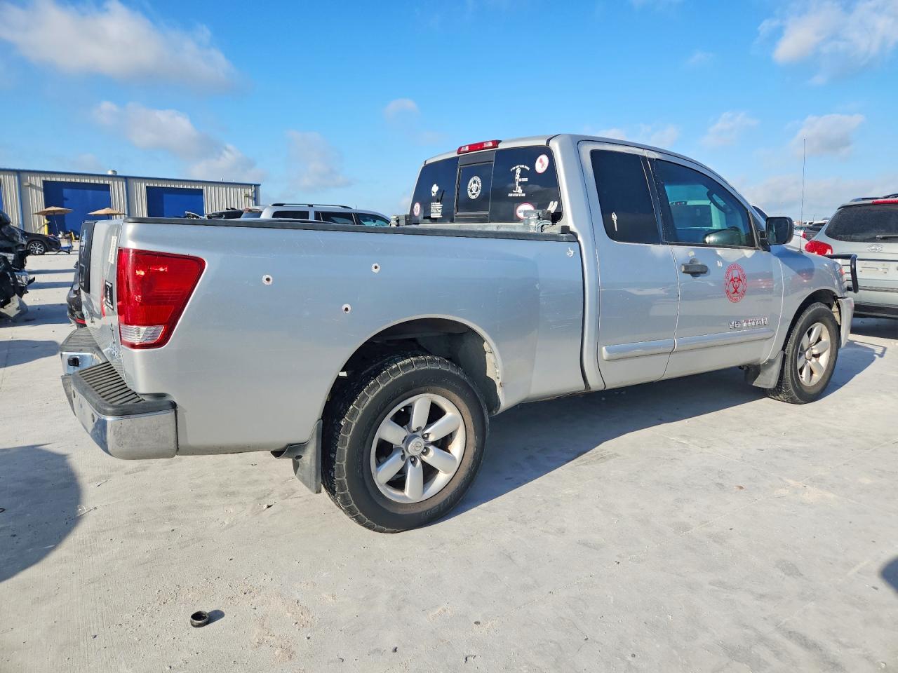 2008 Nissan Titan Xe Ffv Silver vin: 1N6BA06A78N306548
