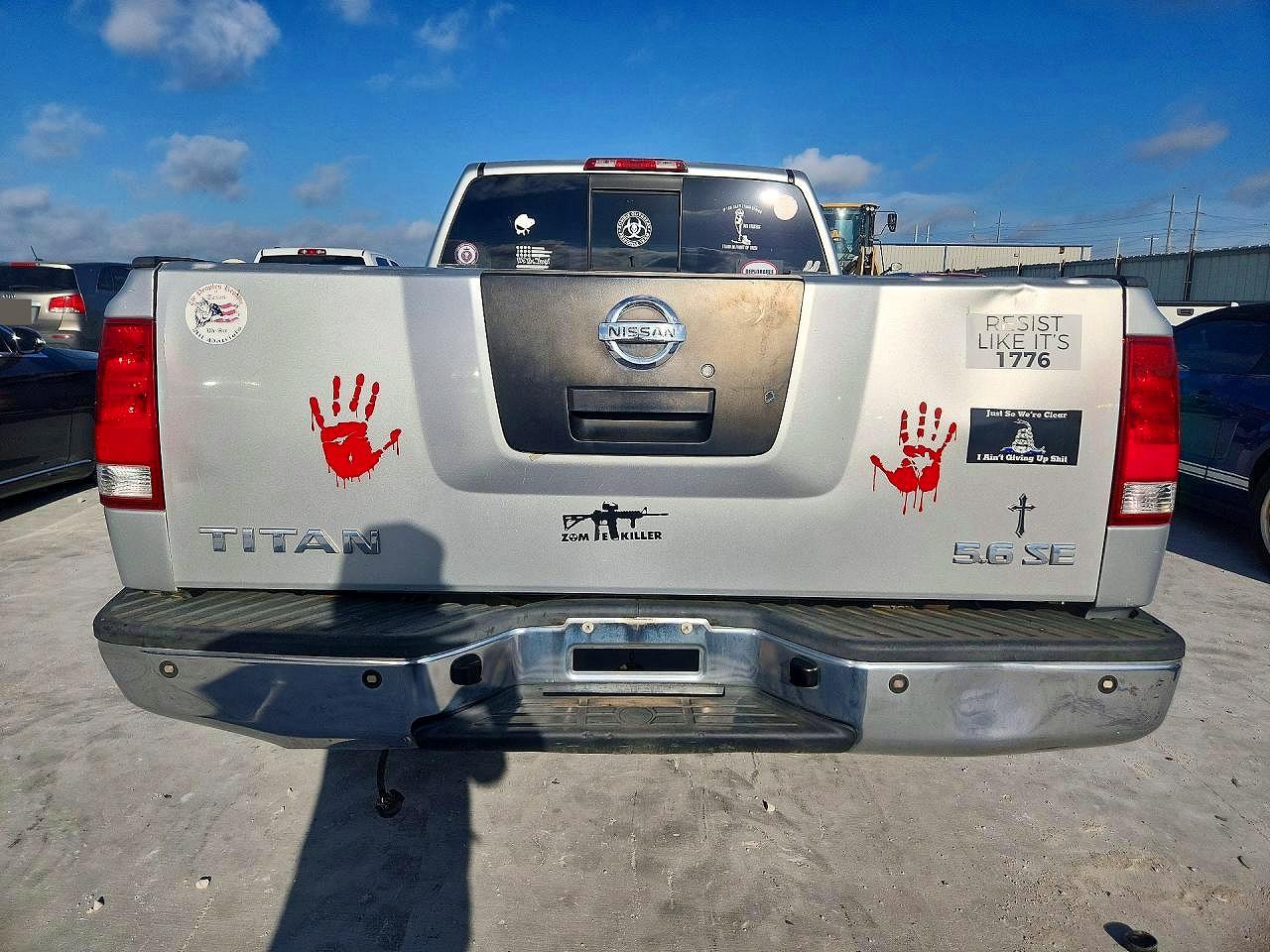 2008 Nissan Titan Xe Ffv Silver vin: 1N6BA06A78N306548