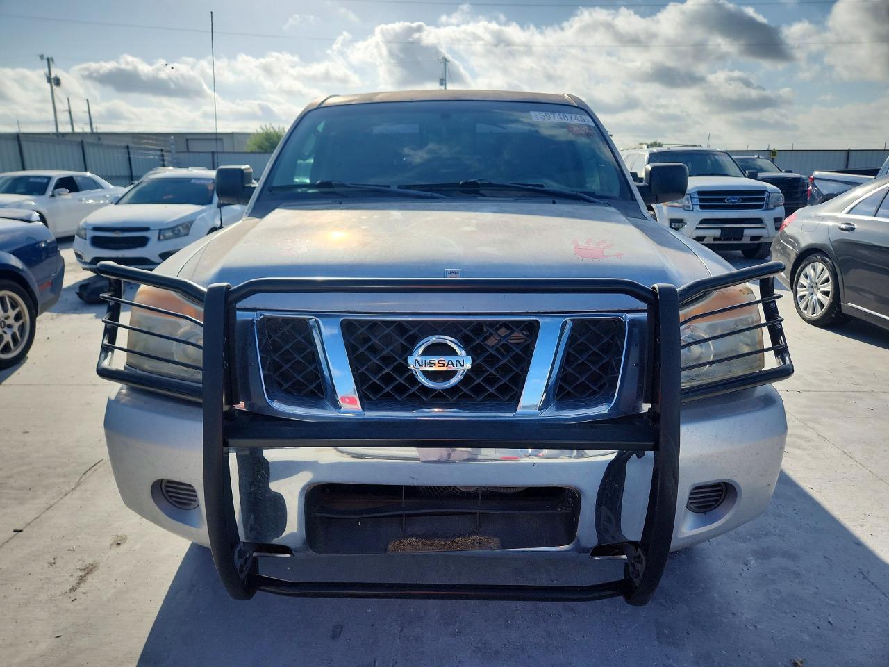 2008 Nissan Titan Xe Ffv Silver vin: 1N6BA06A78N306548