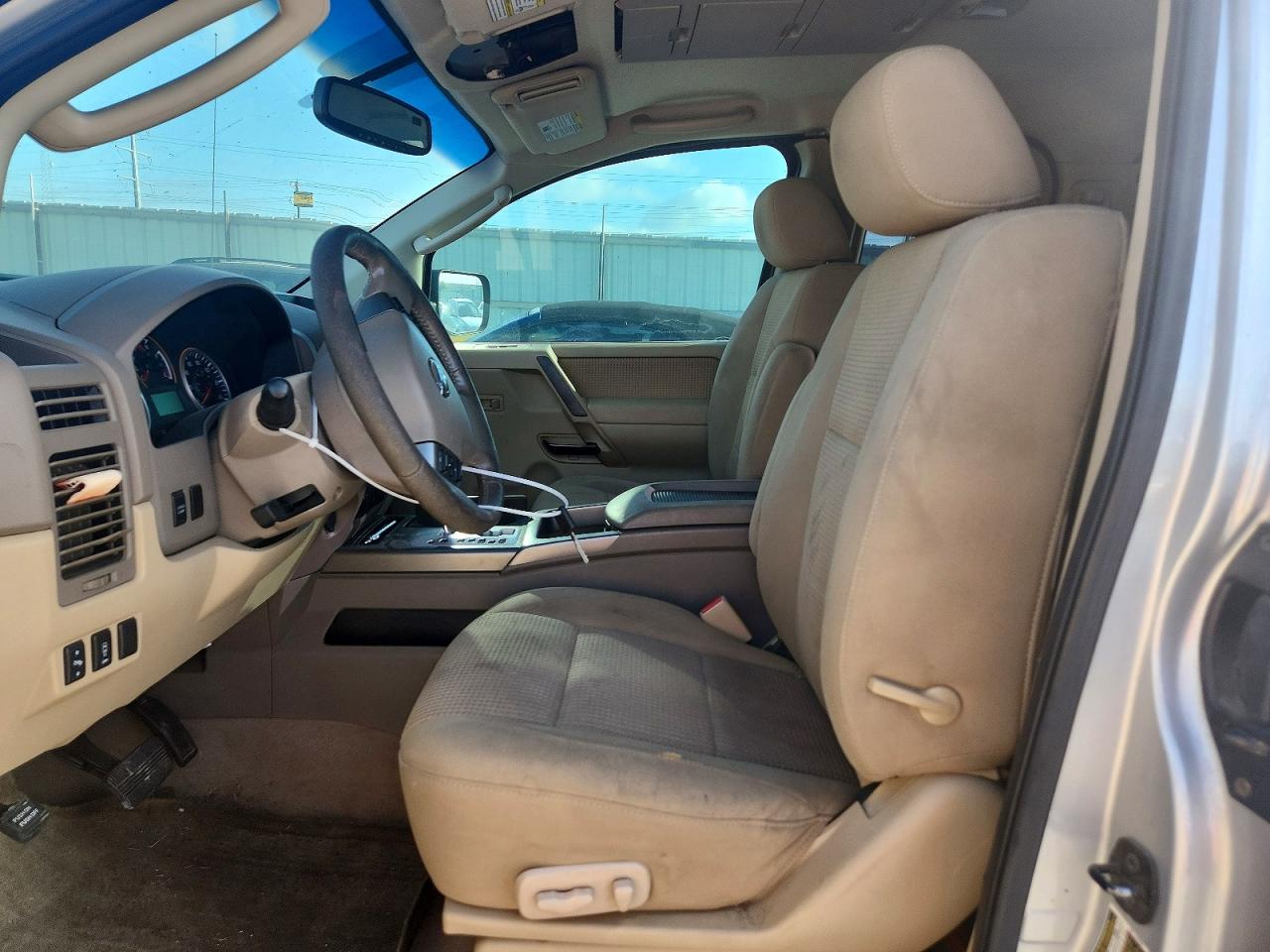 2008 Nissan Titan Xe Ffv Silver vin: 1N6BA06A78N306548