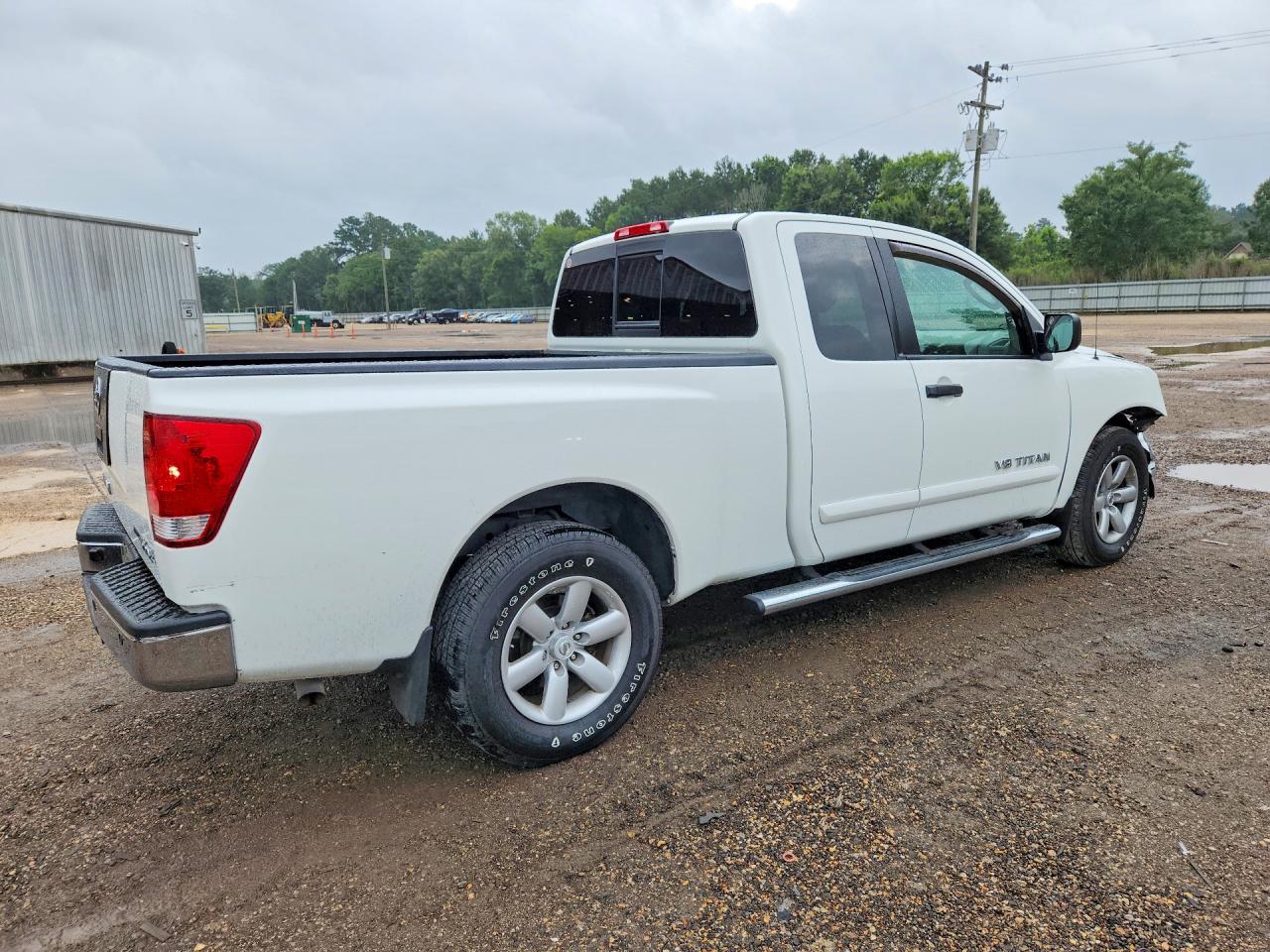 2008 Nissan Titan Xe Ffv White vin: 1N6BA06A78N328243