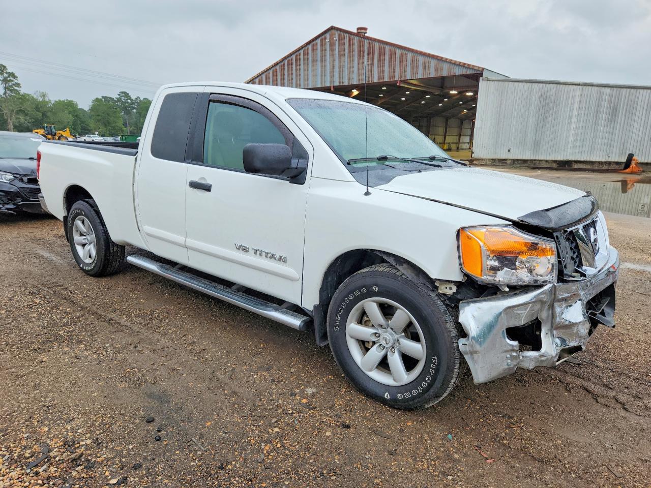 2008 Nissan Titan Xe Ffv White vin: 1N6BA06A78N328243