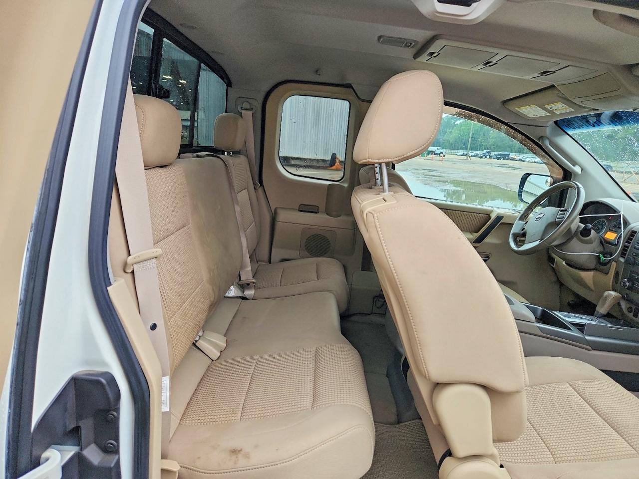 2008 Nissan Titan Xe Ffv White vin: 1N6BA06A78N328243