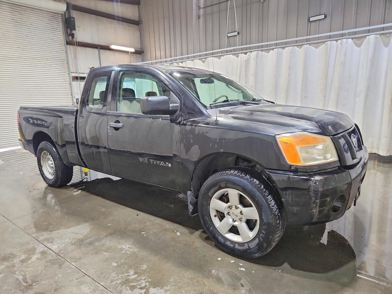 2008 Nissan Titan Xe Ffv Black vin: 1N6BA06A78N360660