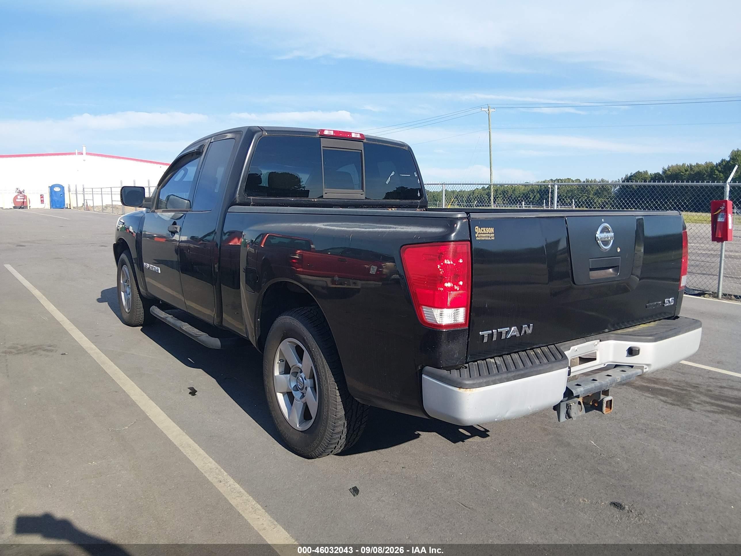 2009 Nissan Titan Xe Black vin: 1N6BA06A79N302615