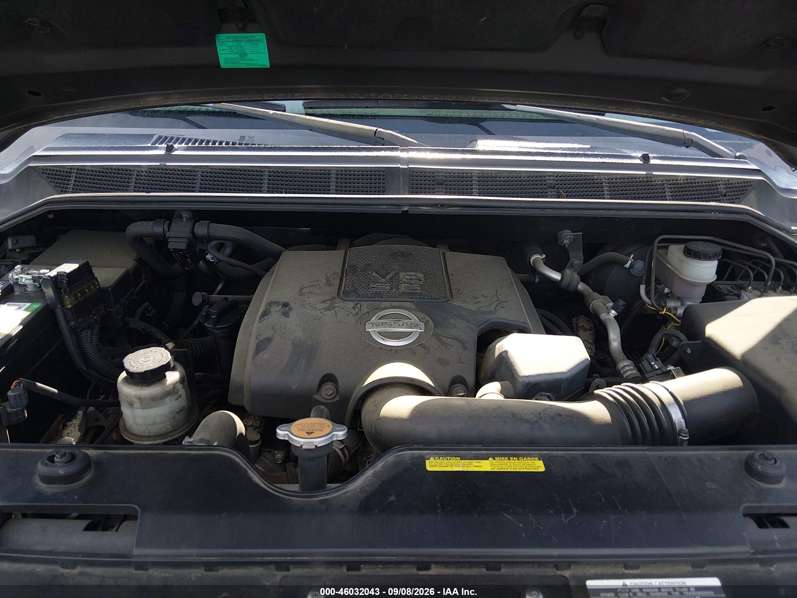 2009 Nissan Titan Xe Black vin: 1N6BA06A79N302615