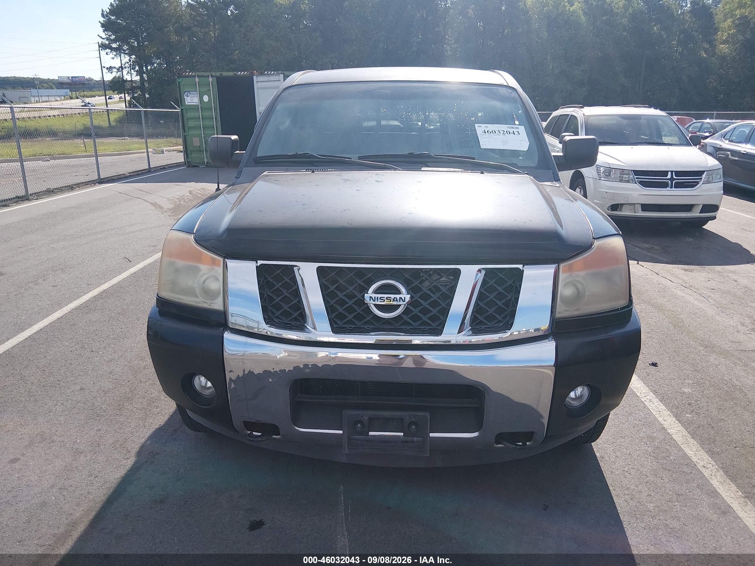 2009 Nissan Titan Xe Black vin: 1N6BA06A79N302615