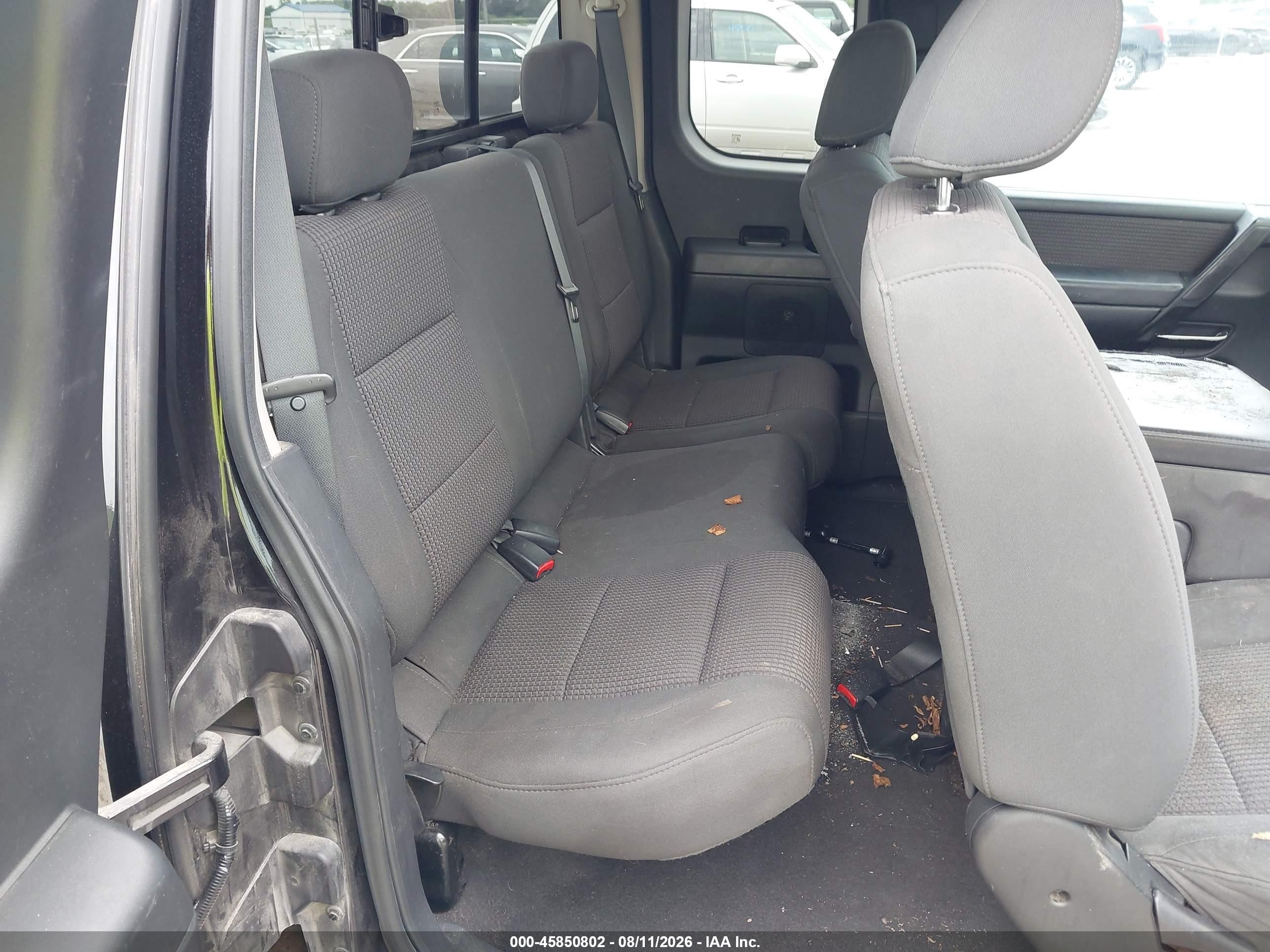 2009 Nissan Titan Se Black vin: 1N6BA06A79N305708