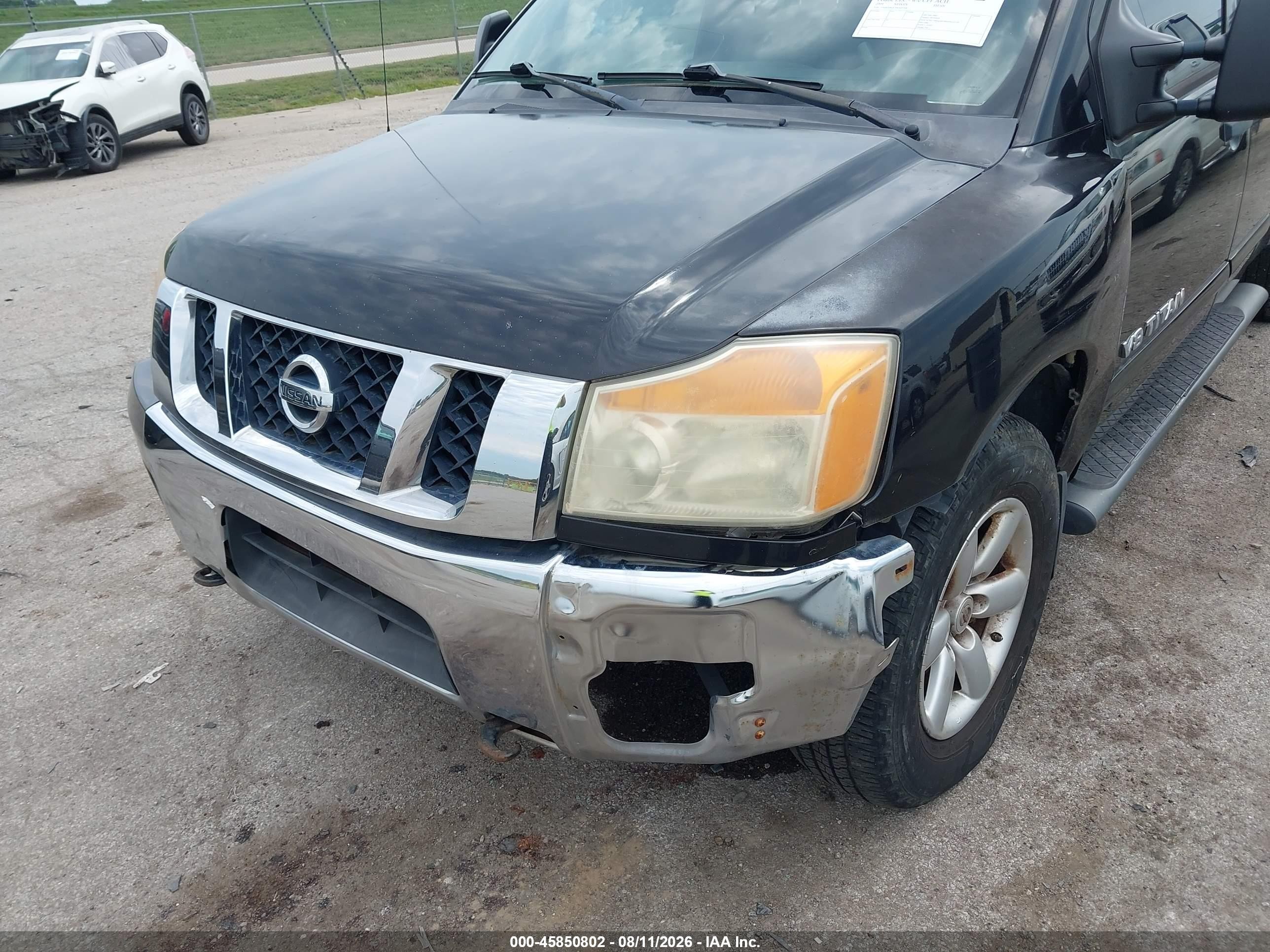 2009 Nissan Titan Se Black vin: 1N6BA06A79N305708