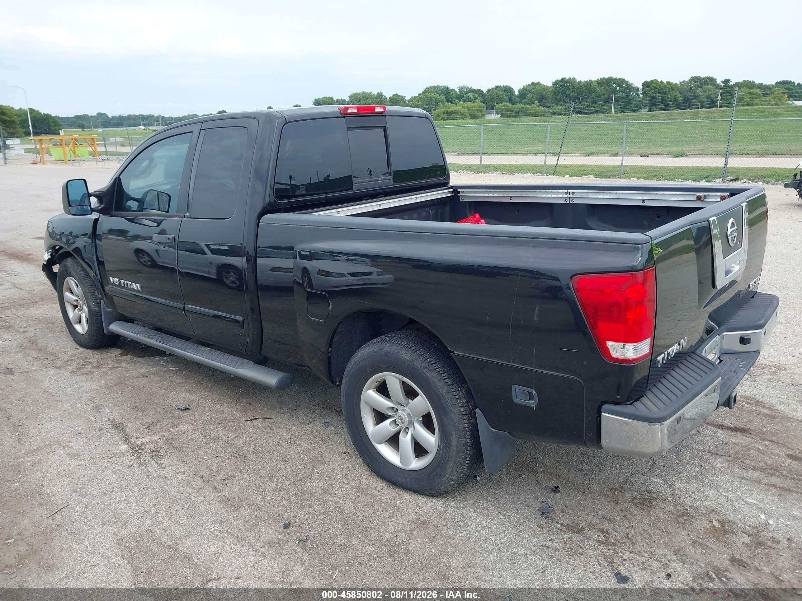 2009 Nissan Titan Se Black vin: 1N6BA06A79N305708