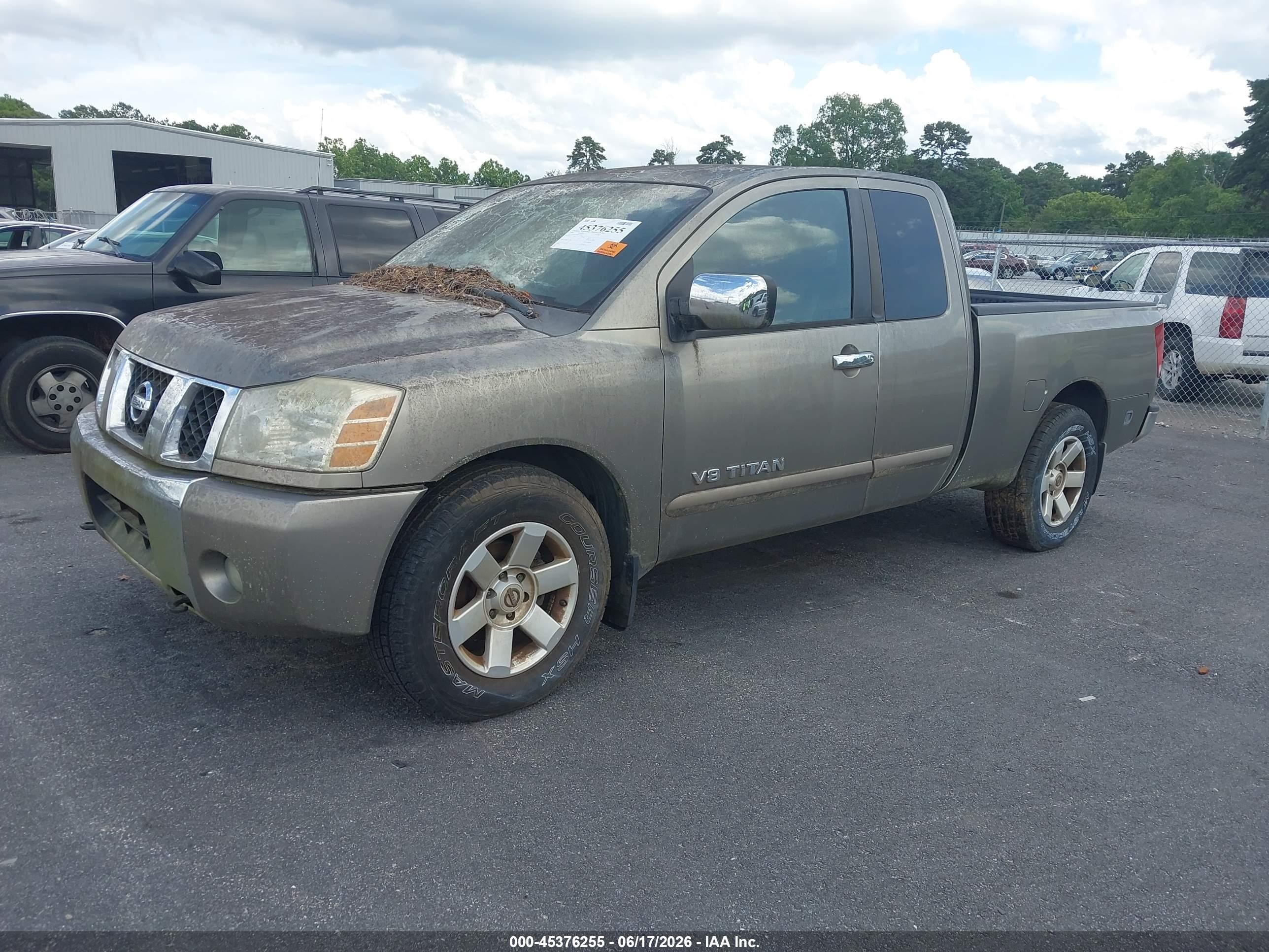 2006 Nissan Titan Le Gray vin: 1N6BA06A86N560041