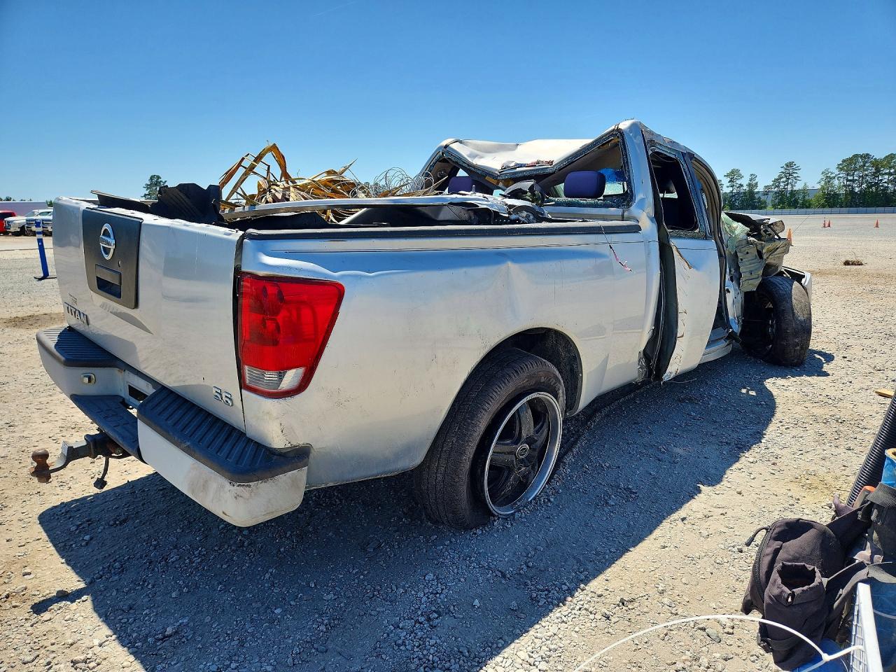 2006 Nissan Titan Xe Ffv Silver vin: 1N6BA06A86N560184