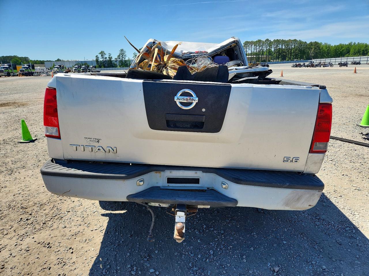 2006 Nissan Titan Xe Ffv Silver vin: 1N6BA06A86N560184