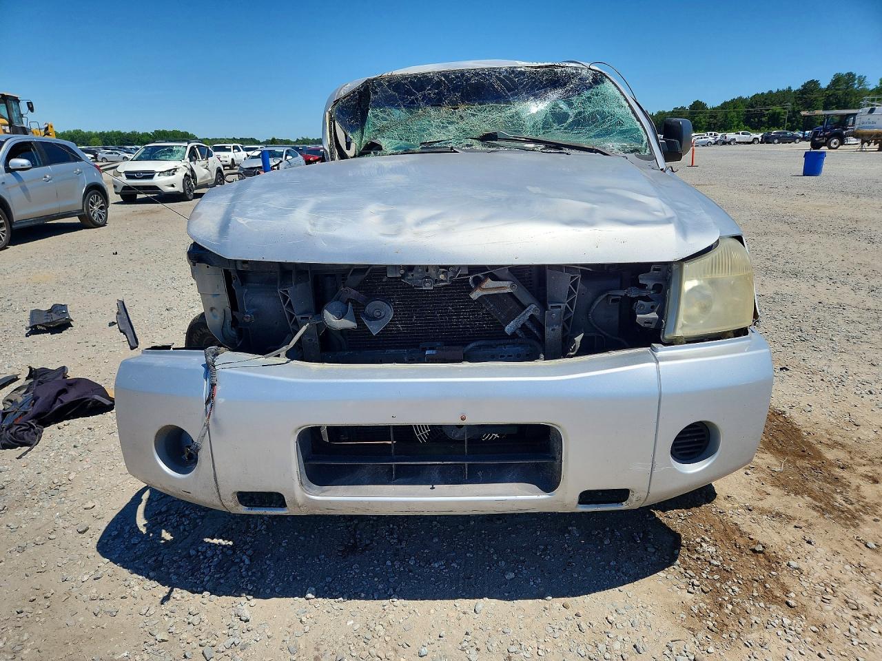2006 Nissan Titan Xe Ffv Silver vin: 1N6BA06A86N560184