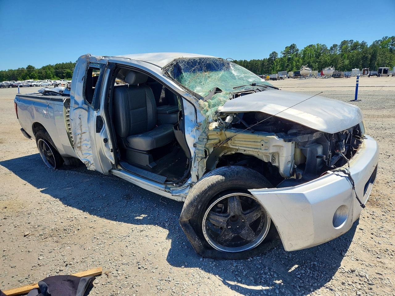 2006 Nissan Titan Xe Ffv Silver vin: 1N6BA06A86N560184