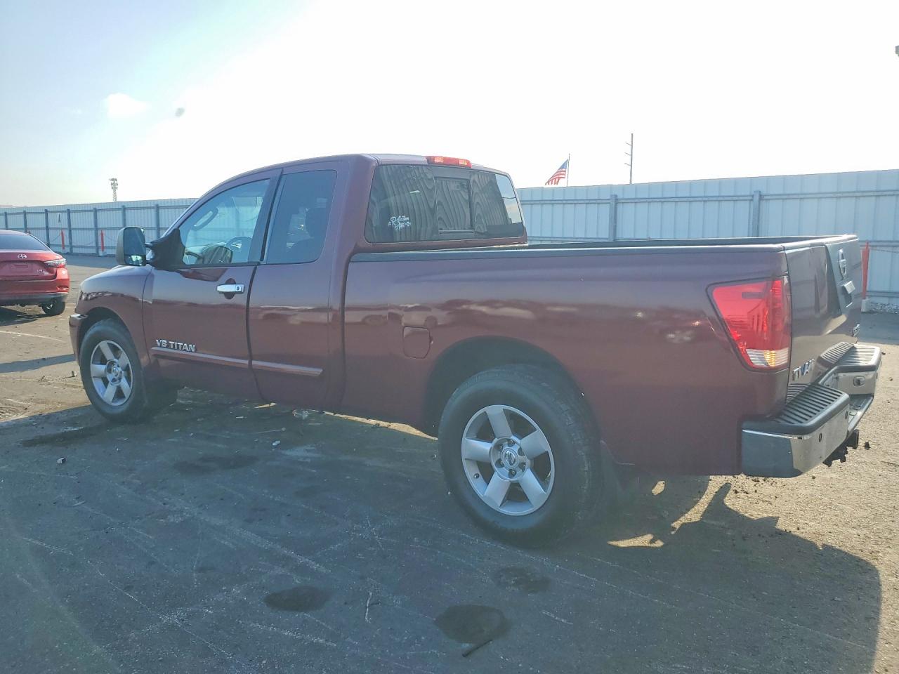 2006 Nissan Titan Xe Ffv Burgundy vin: 1N6BA06A86N567572