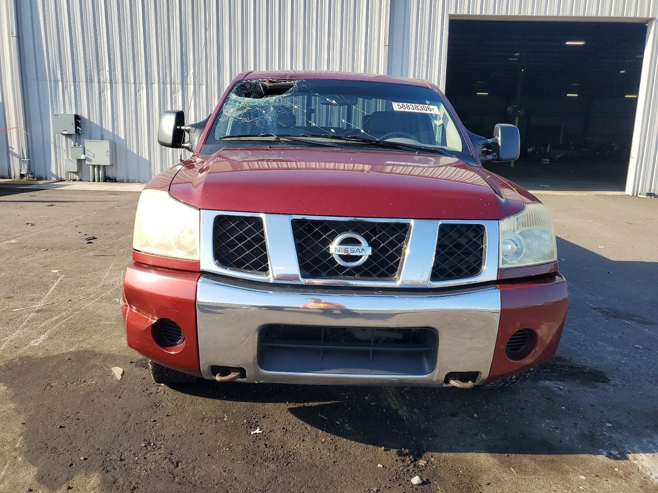 2006 Nissan Titan Xe Ffv Burgundy vin: 1N6BA06A86N567572
