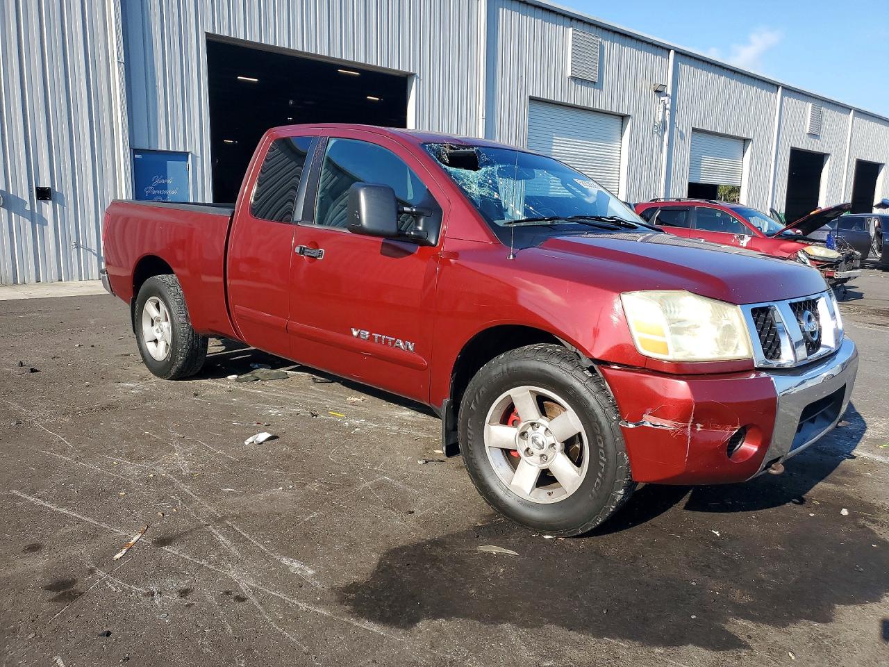 2006 Nissan Titan Xe Ffv Burgundy vin: 1N6BA06A86N567572