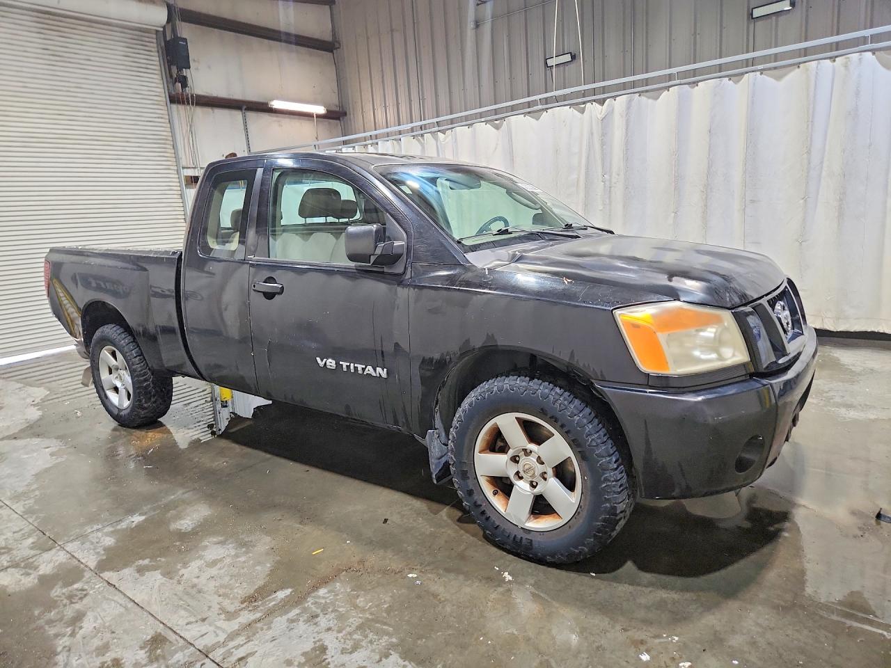 2008 Nissan Titan Xe Ffv Черный vin: 1N6BA06A88N361350