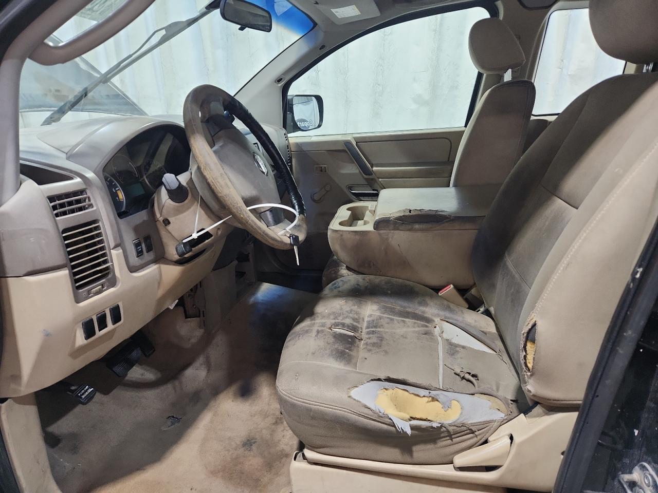 2008 Nissan Titan Xe Ffv Черный vin: 1N6BA06A88N361350 Damage: Steering Wheel, Worn, Acceptable