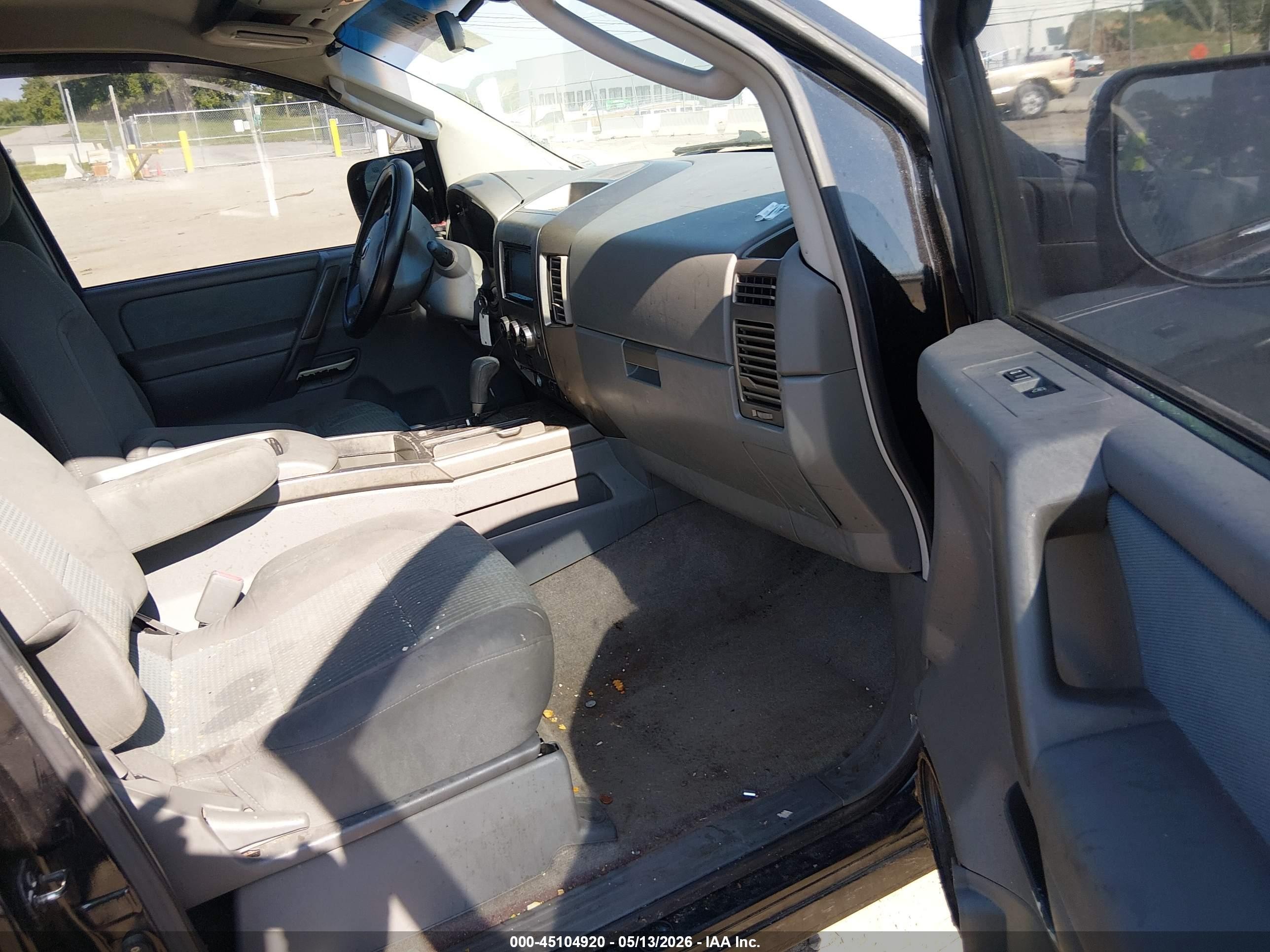 2005 Nissan Titan Se Black vin: 1N6BA06A95N571063