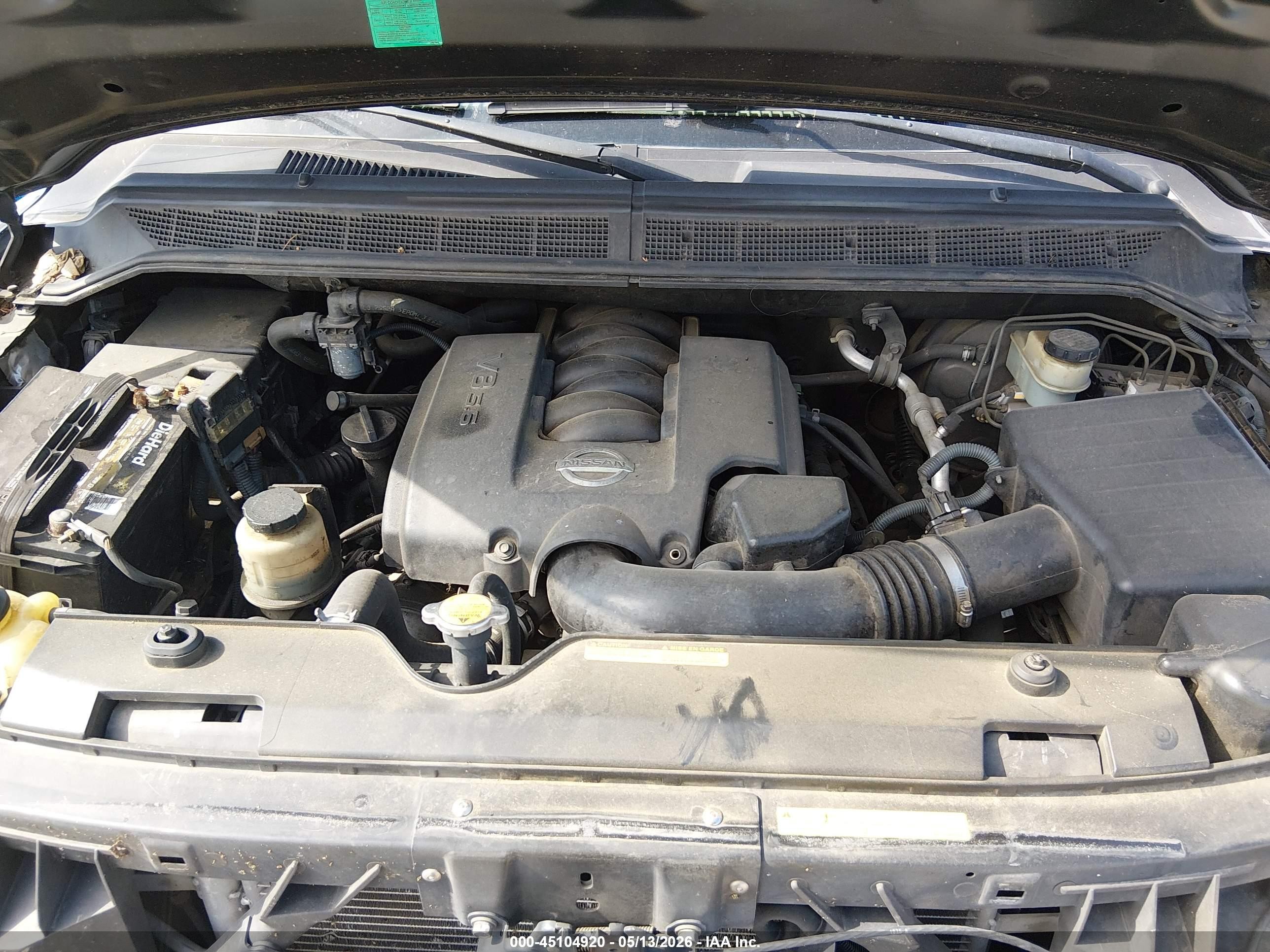 2005 Nissan Titan Se Black vin: 1N6BA06A95N571063