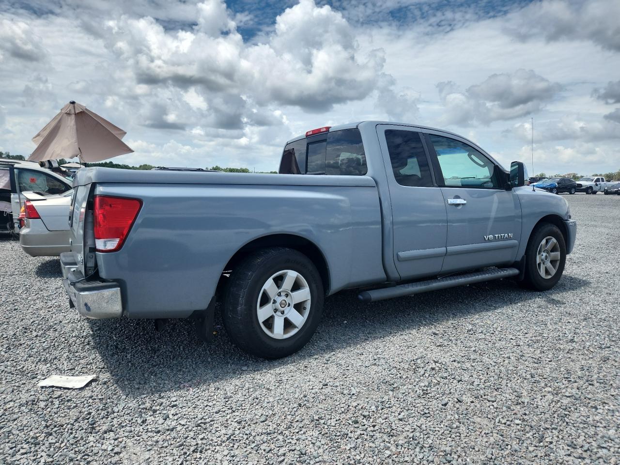 2005 Nissan Titan Xe Silver vin: 1N6BA06A95N578708
