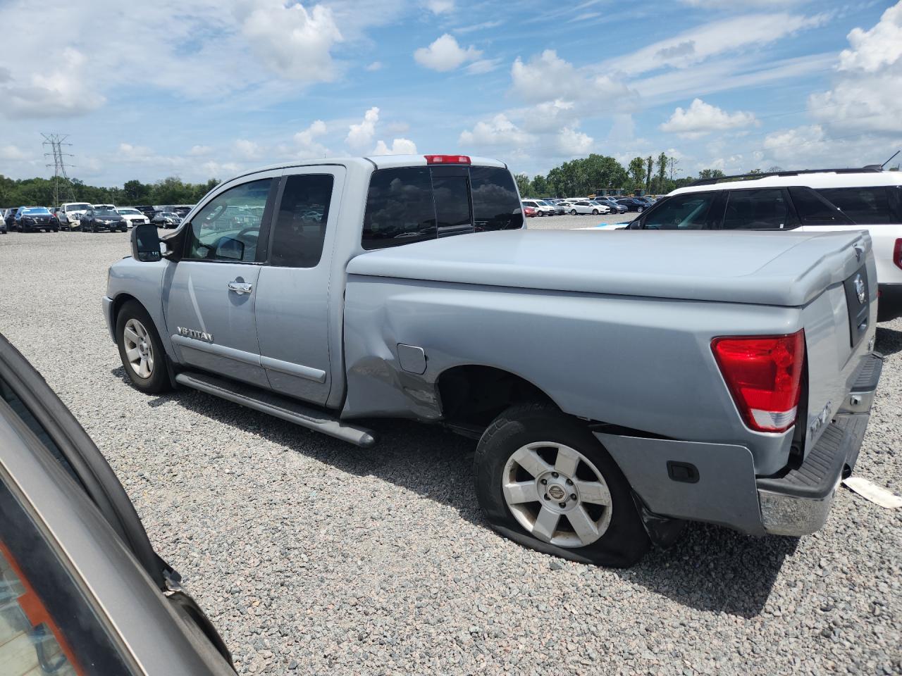 2005 Nissan Titan Xe Silver vin: 1N6BA06A95N578708