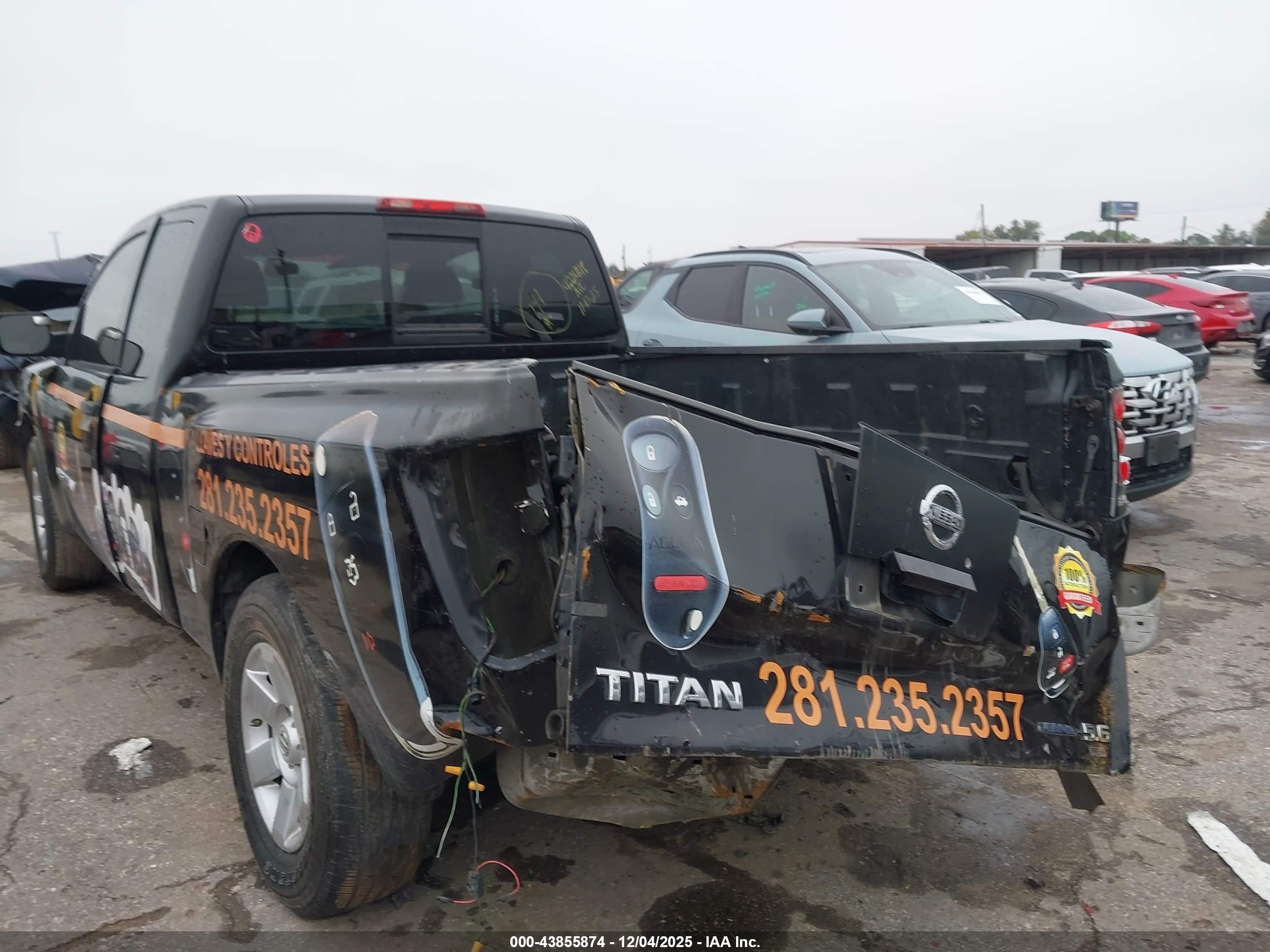 2009 Nissan Titan Xe Black vin: 1N6BA06A99N316273