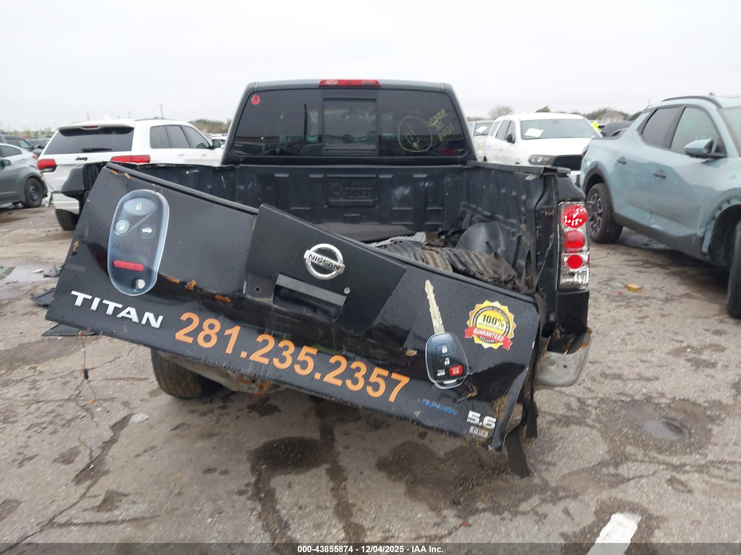 2009 Nissan Titan Xe Black vin: 1N6BA06A99N316273