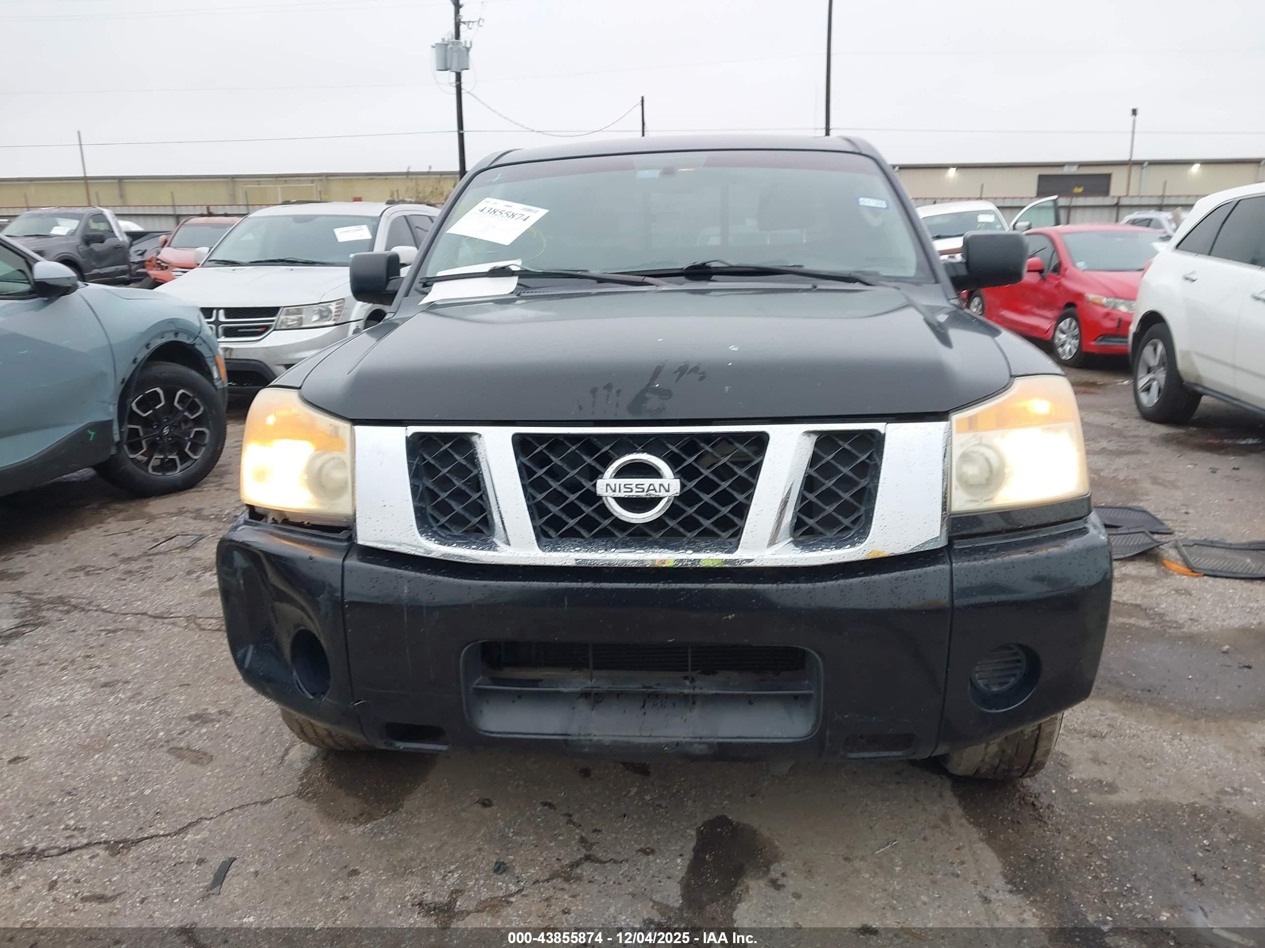 2009 Nissan Titan Xe Black vin: 1N6BA06A99N316273