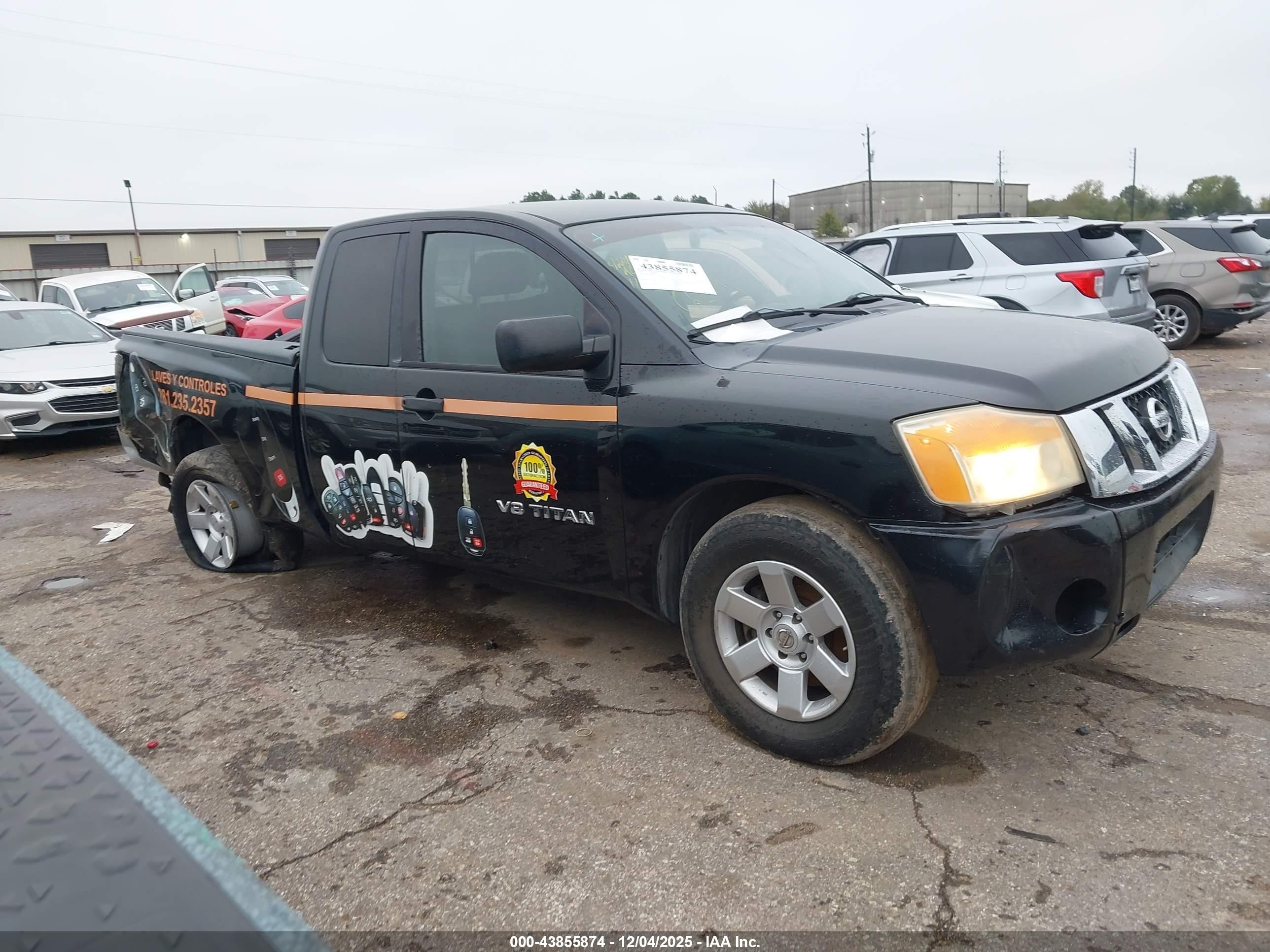 2009 Nissan Titan Xe Black vin: 1N6BA06A99N316273