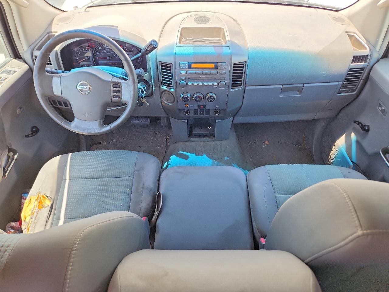 2005 Nissan Titan Xe White vin: 1N6BA06AX5N578409