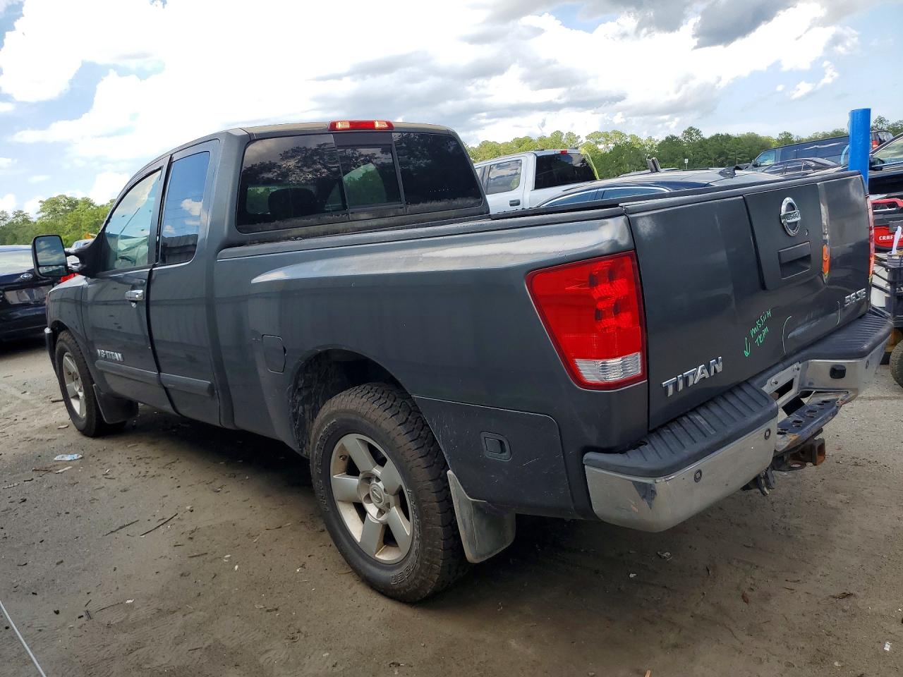 2007 Nissan Titan Xe Ffv Charcoal vin: 1N6BA06AX7N208709