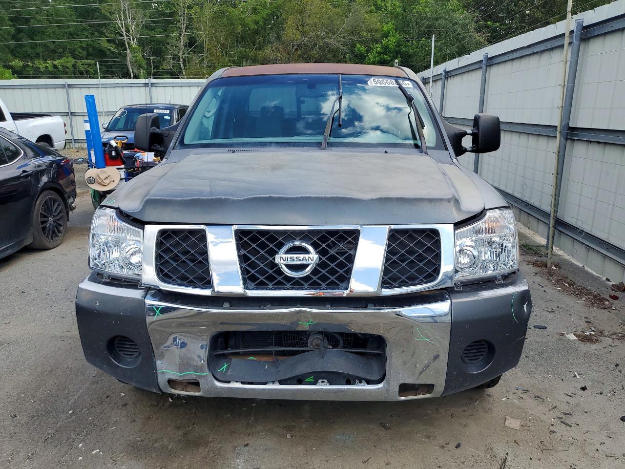 2007 Nissan Titan Xe Ffv Charcoal vin: 1N6BA06AX7N208709