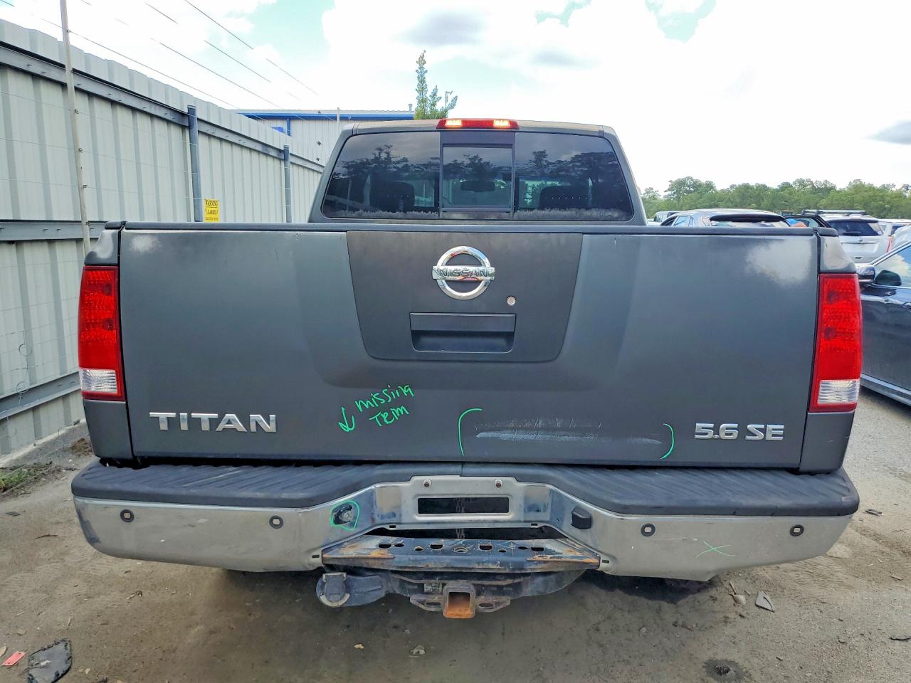 2007 Nissan Titan Xe Ffv Charcoal vin: 1N6BA06AX7N208709
