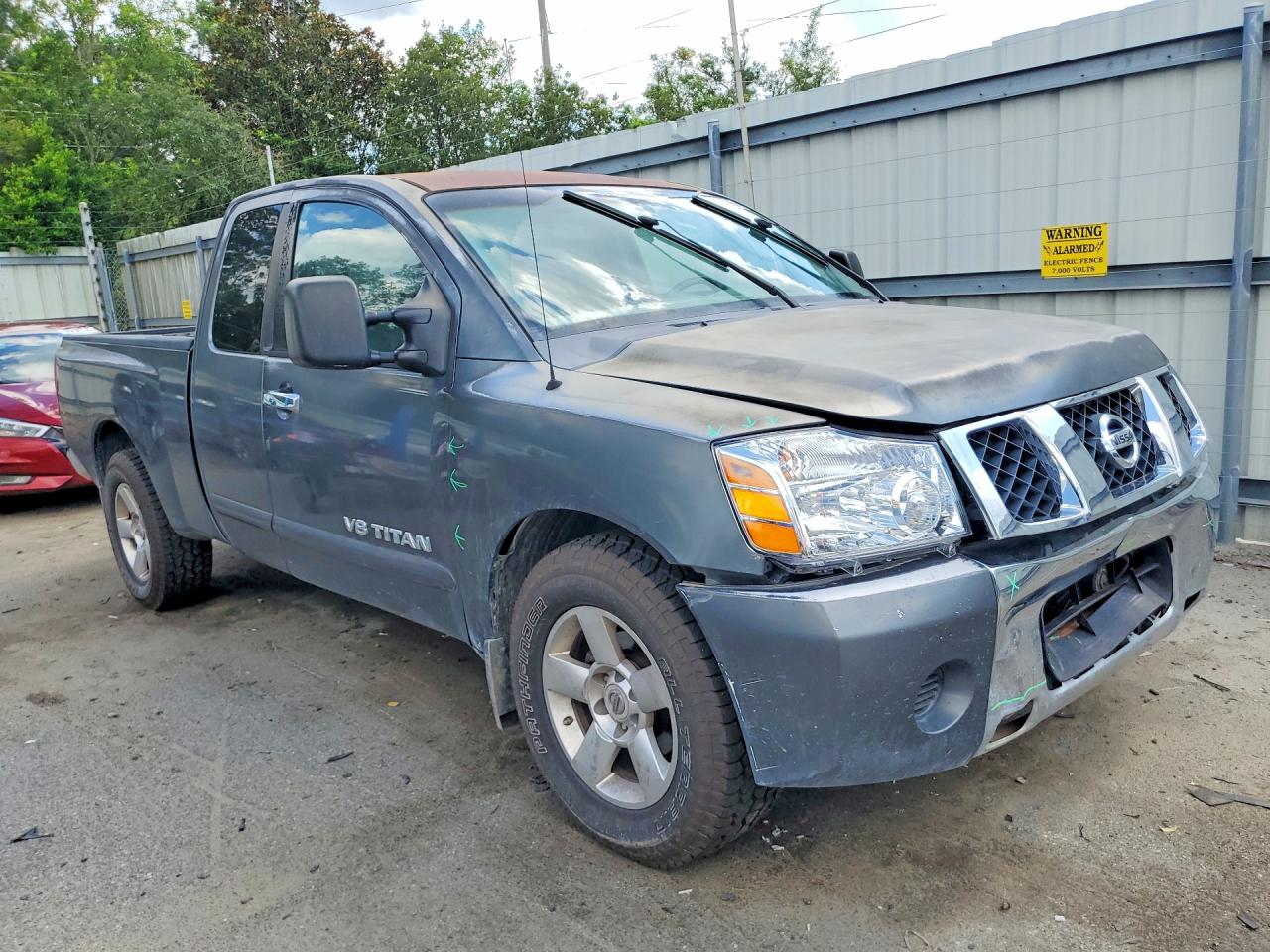 2007 Nissan Titan Xe Ffv Charcoal vin: 1N6BA06AX7N208709