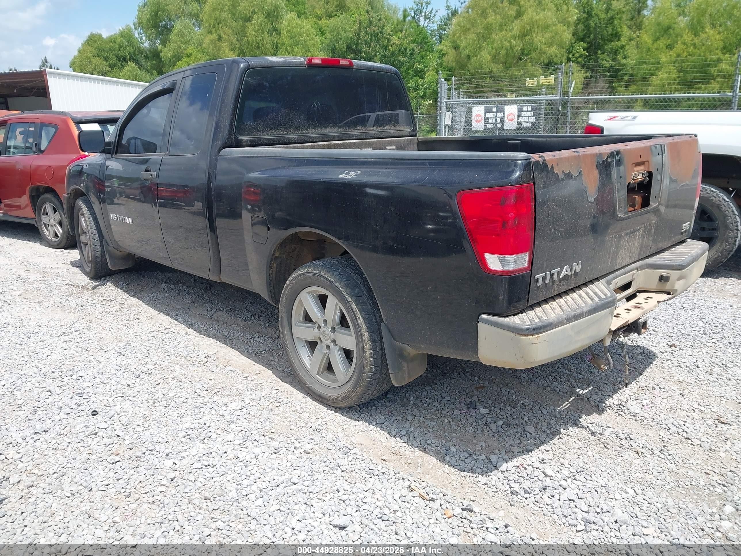 2007 Nissan Titan Xe Black vin: 1N6BA06AX7N231973