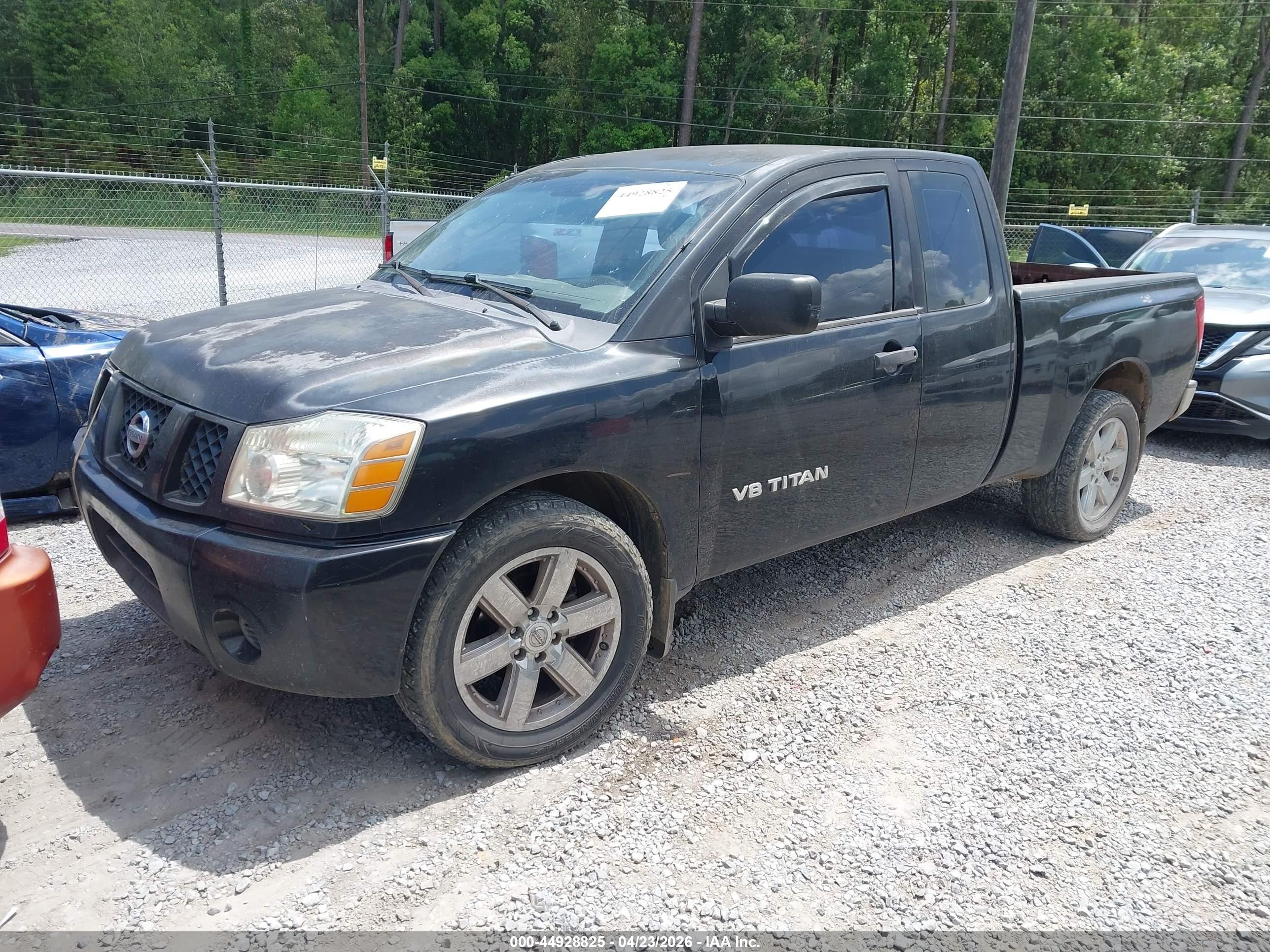2007 Nissan Titan Xe Black vin: 1N6BA06AX7N231973