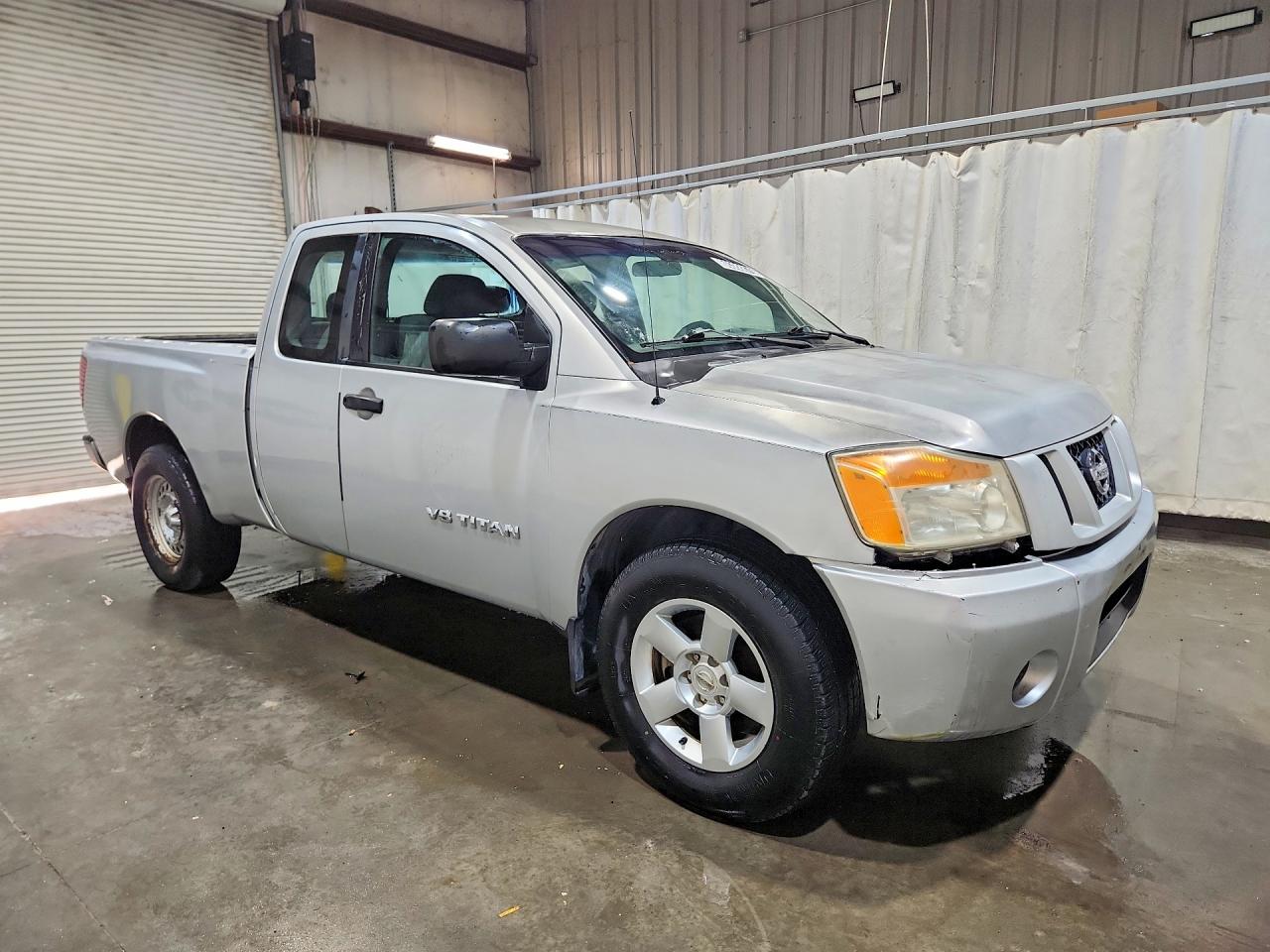 2008 Nissan Titan Xe Ffv Silver vin: 1N6BA06AX8N338345