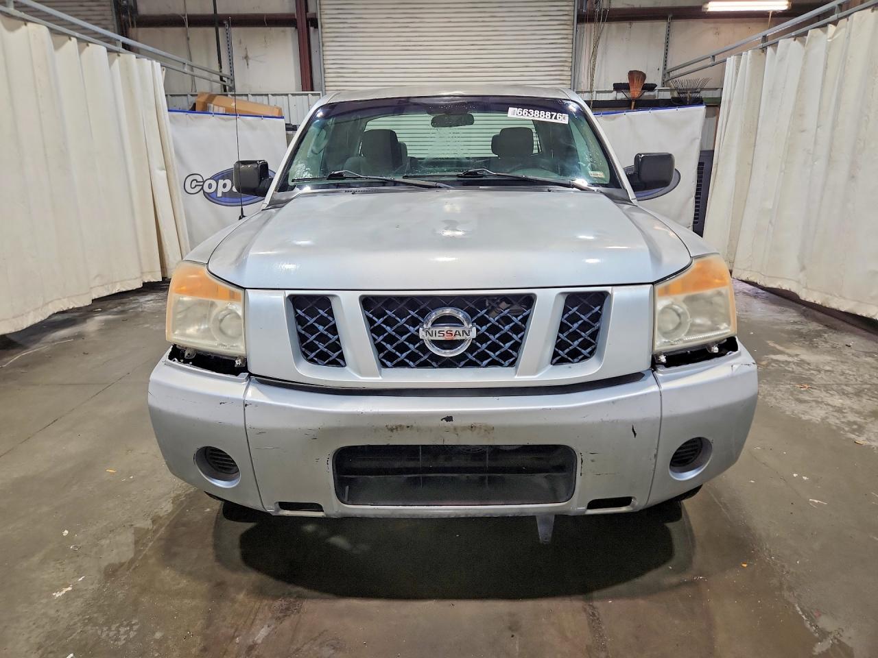 2008 Nissan Titan Xe Ffv Silver vin: 1N6BA06AX8N338345