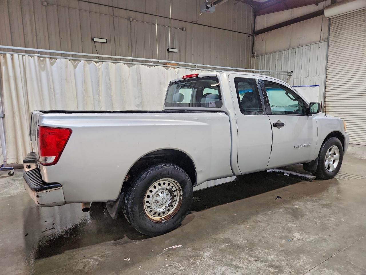 2008 Nissan Titan Xe Ffv Silver vin: 1N6BA06AX8N338345