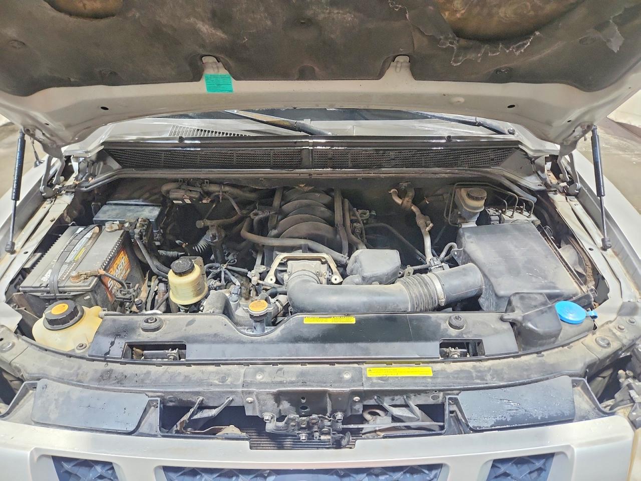 2008 Nissan Titan Xe Ffv Silver vin: 1N6BA06AX8N338345