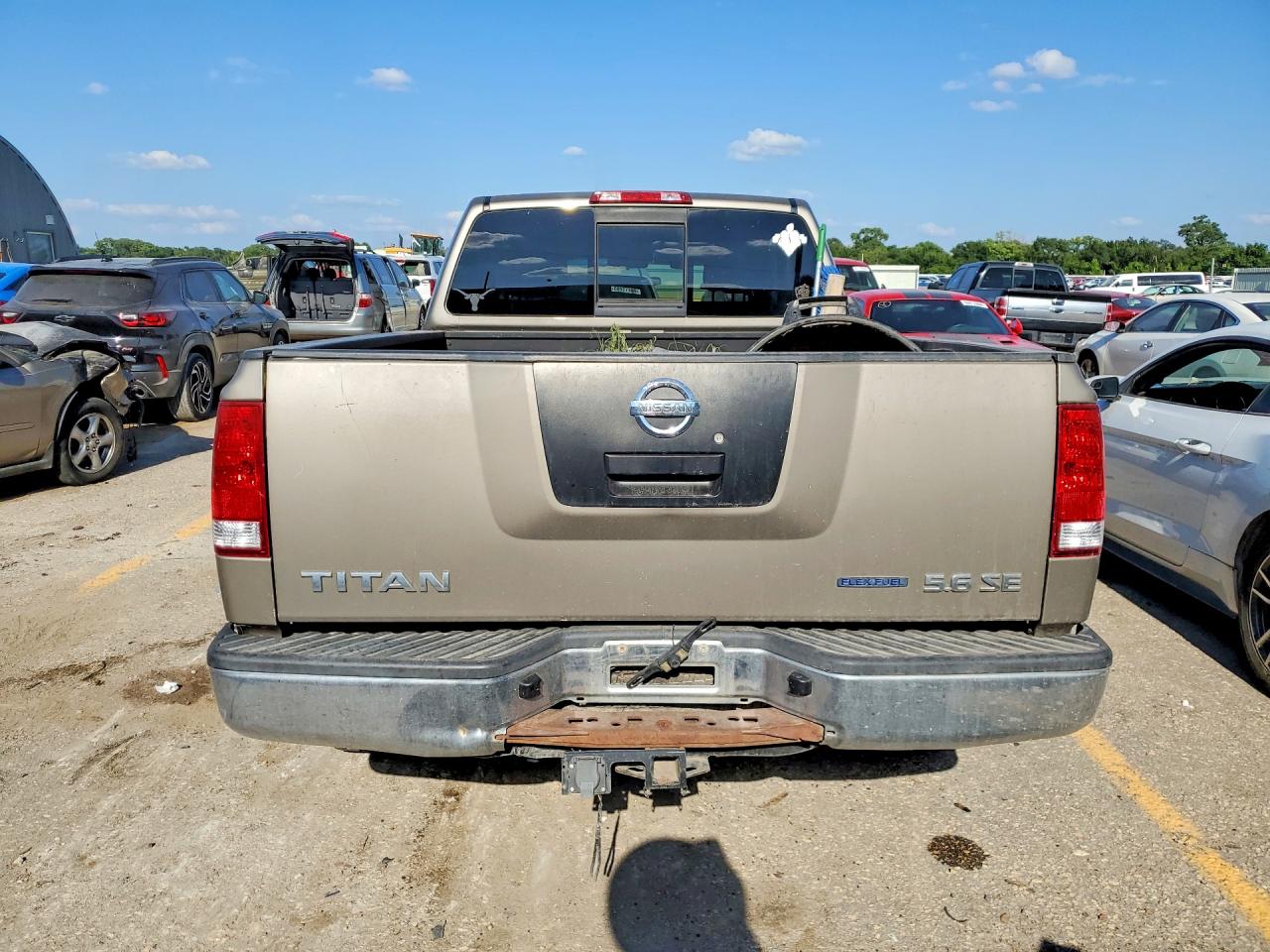 2008 Nissan Titan Xe Ffv Tan vin: 1N6BA06AX8N343710